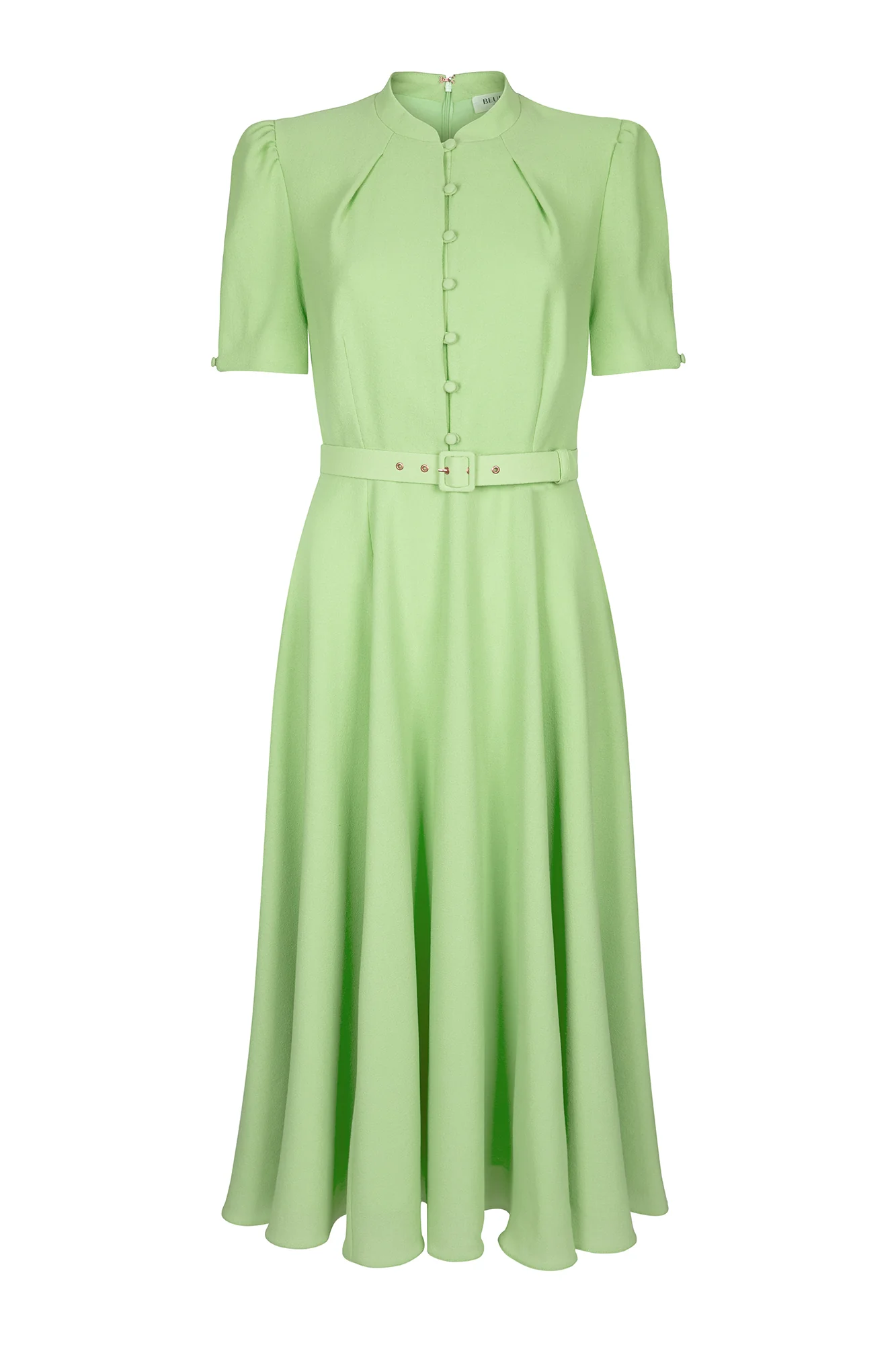 Ahana Apple Green Short Sleeve Dress - Image 9