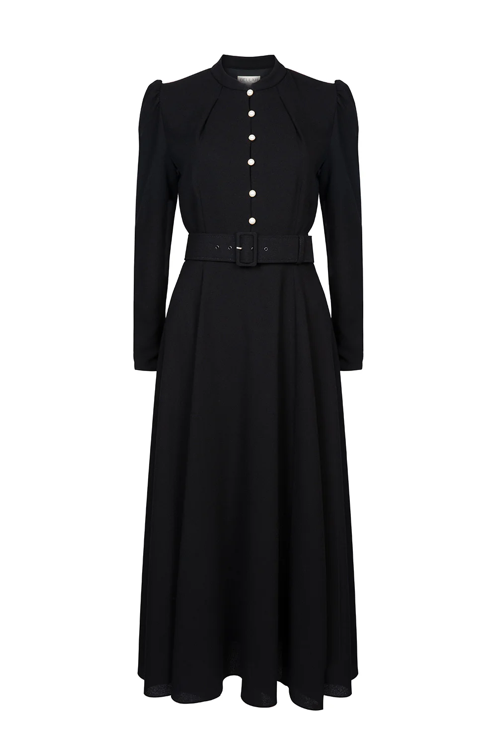 Ahana Black Long Sleeve Dress - Image 5