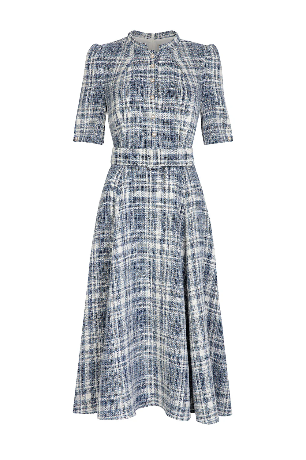 Ahana Boucle Check Dress - Image 7