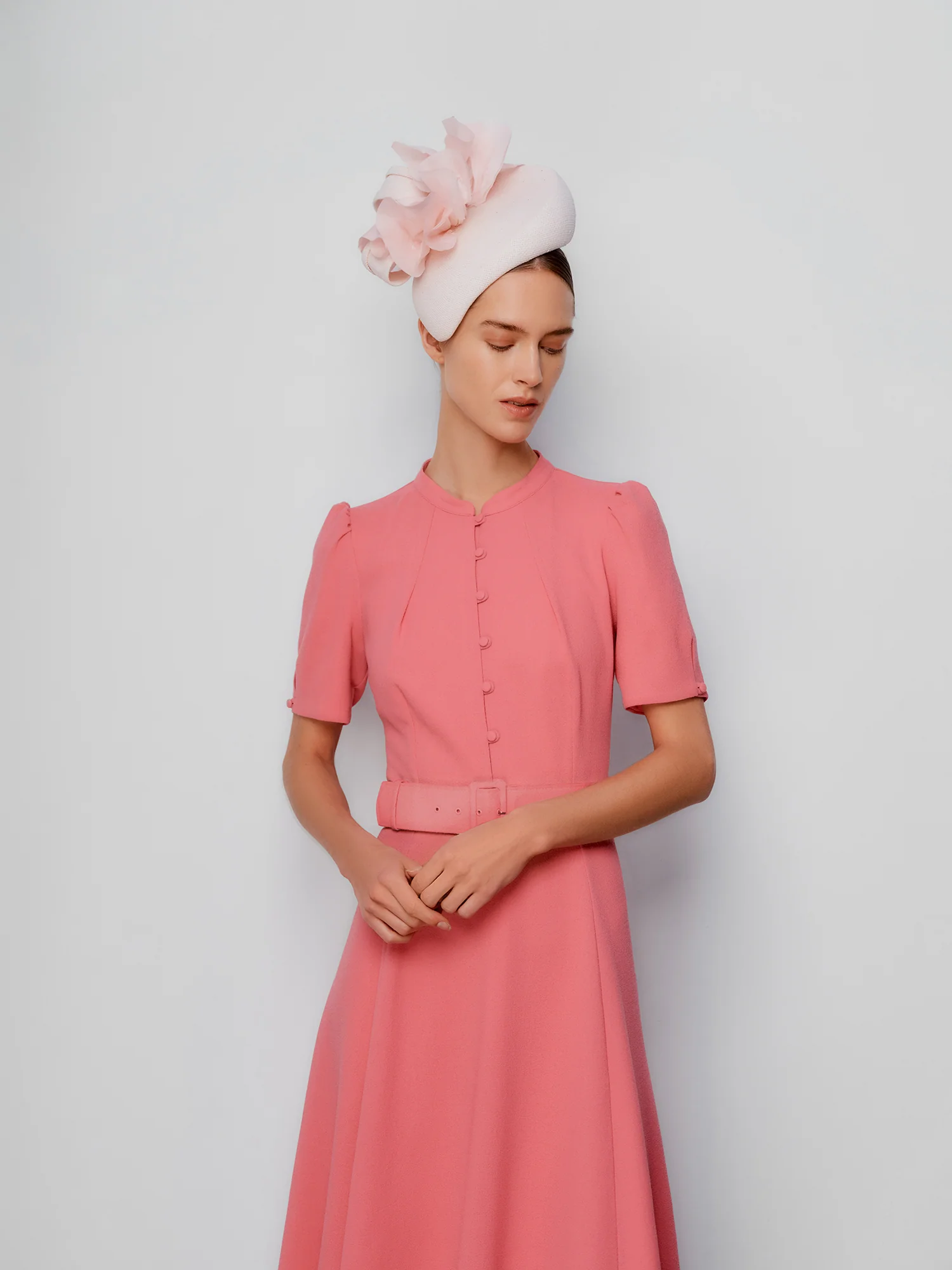 Ahana Dusty Pink Short Sleeve Dress - Image 2