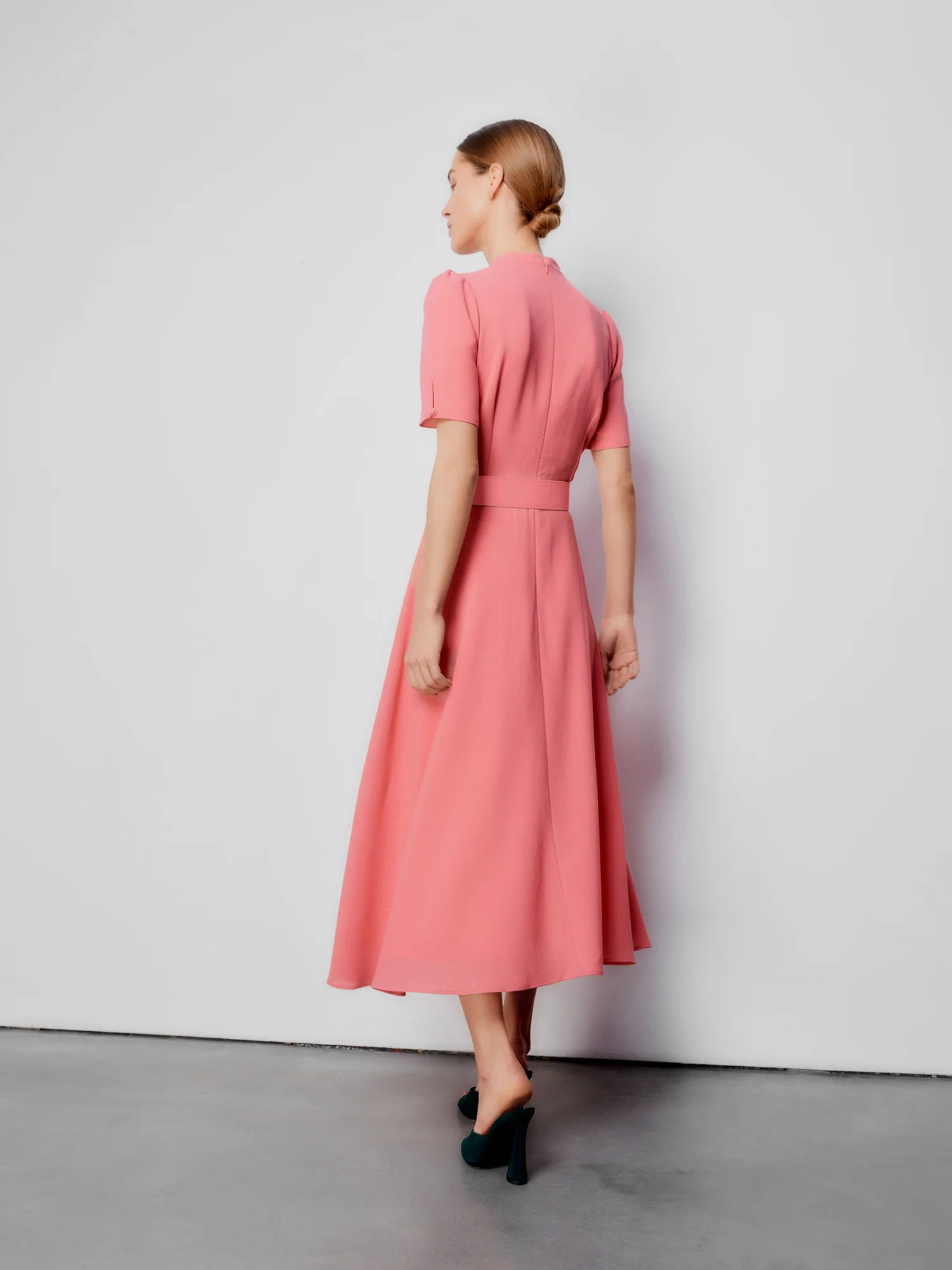 Ahana Dusty Pink Short Sleeve Dress - Image 5