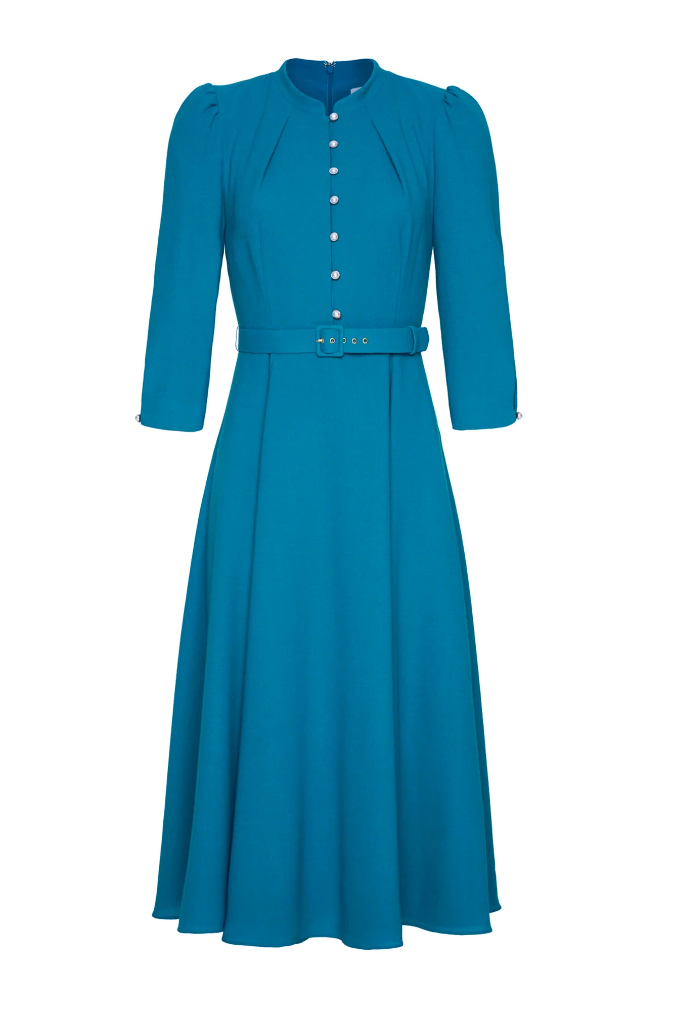 Ahana Mid Sleeve Azure Dress - Image 7
