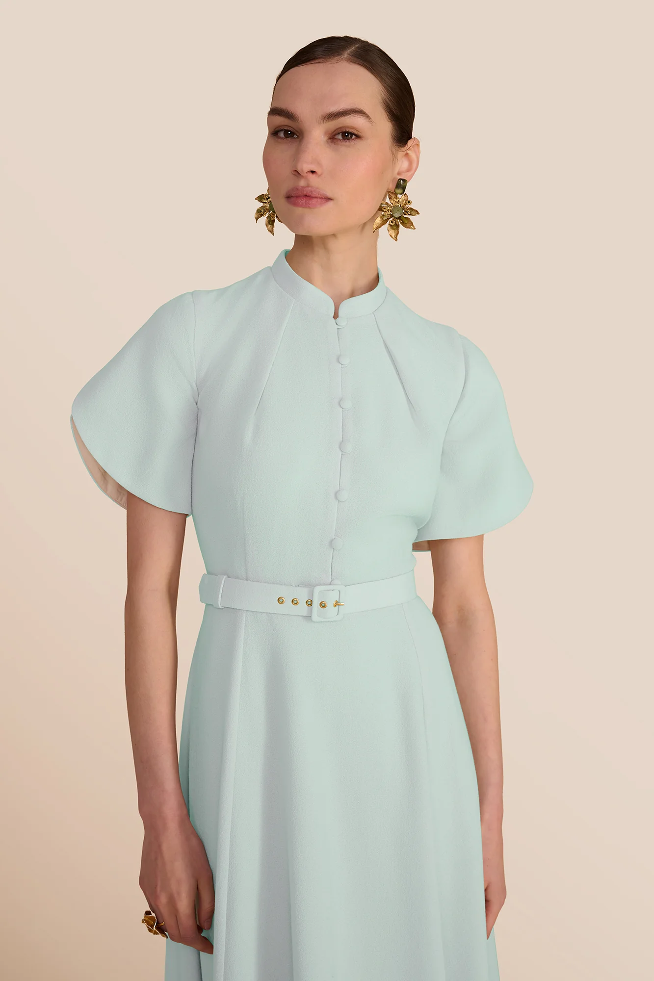 Ahana Mint Short Sleeve Dress - Image 3