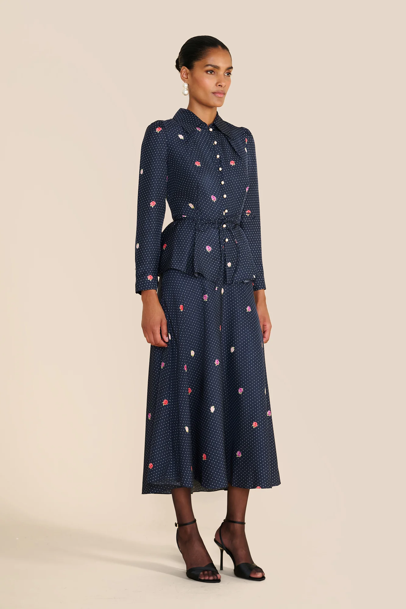 Ahana Polka Floral Blouse - Image 3