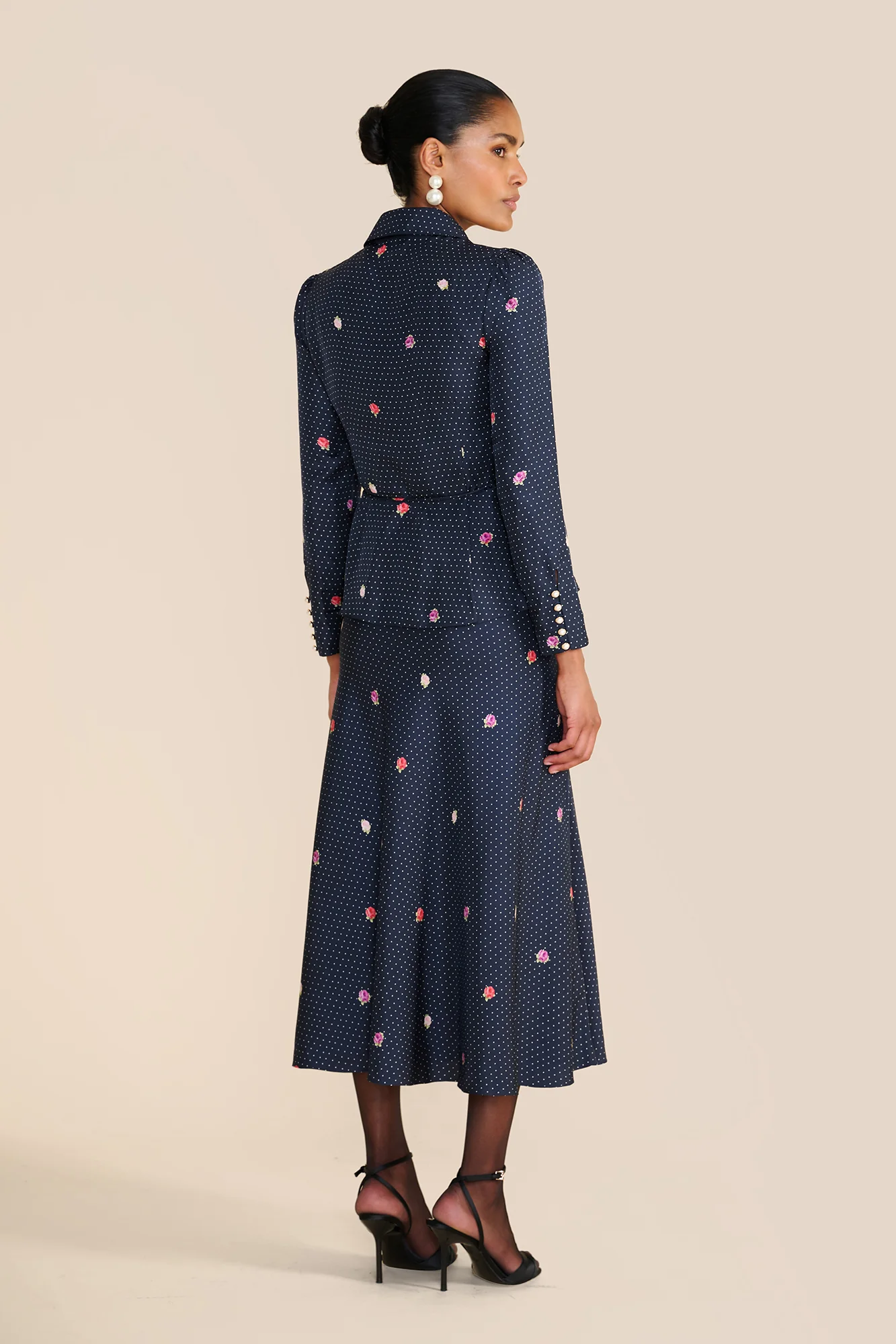 Ahana Polka Floral Blouse - Image 4