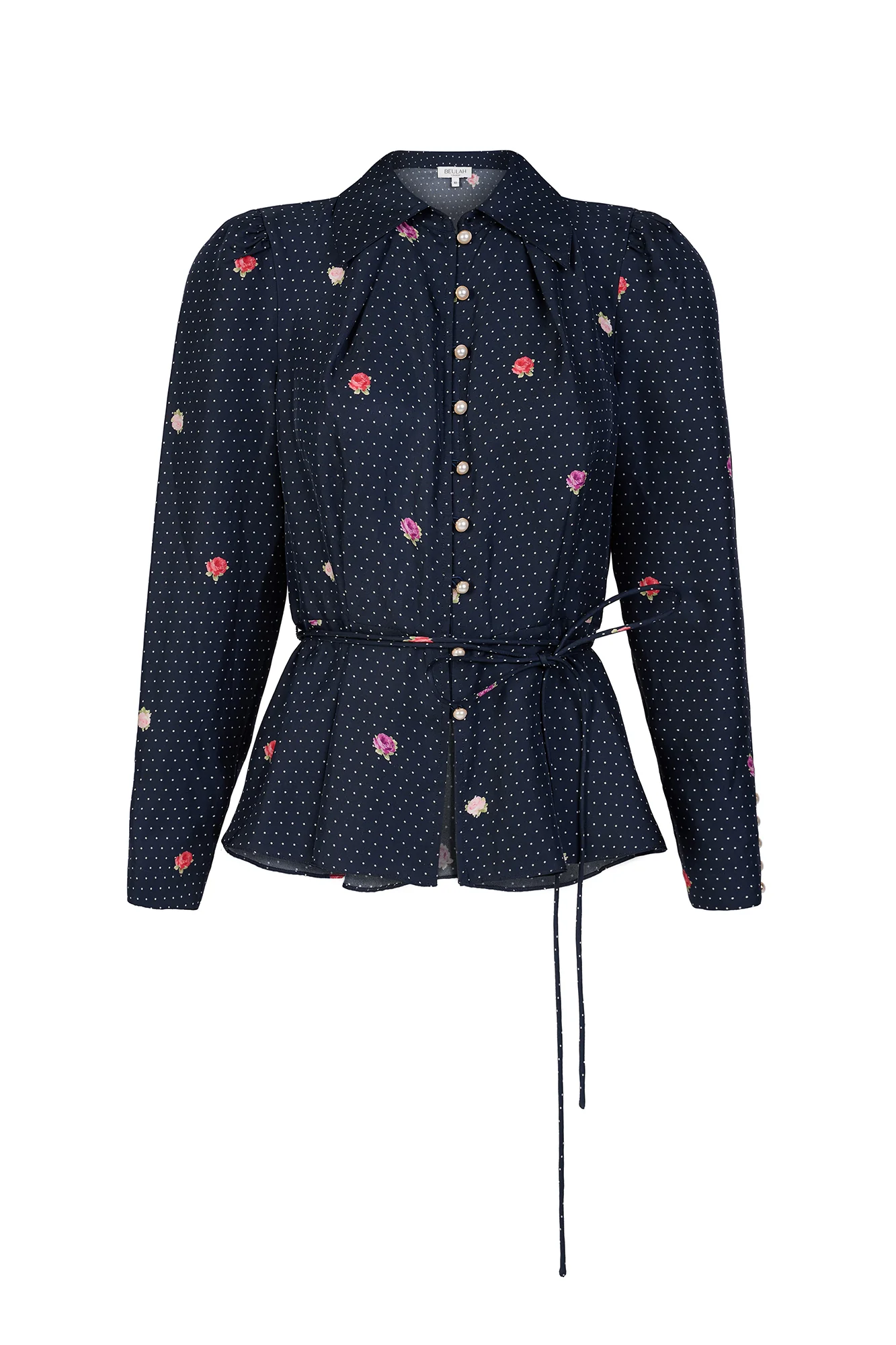 Ahana Polka Floral Blouse - Image 5