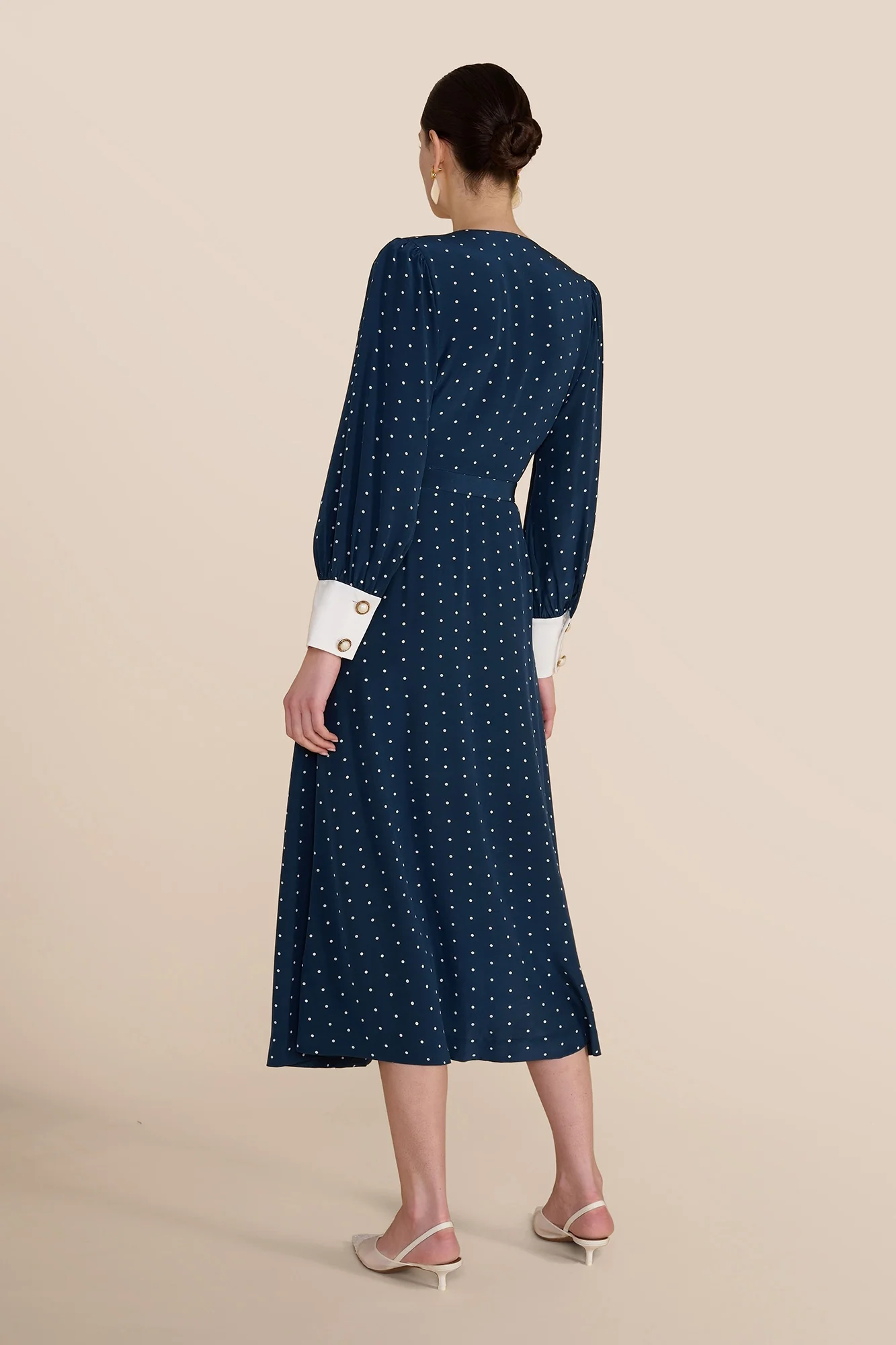 Amanda Polka Dot Dress - Image 5