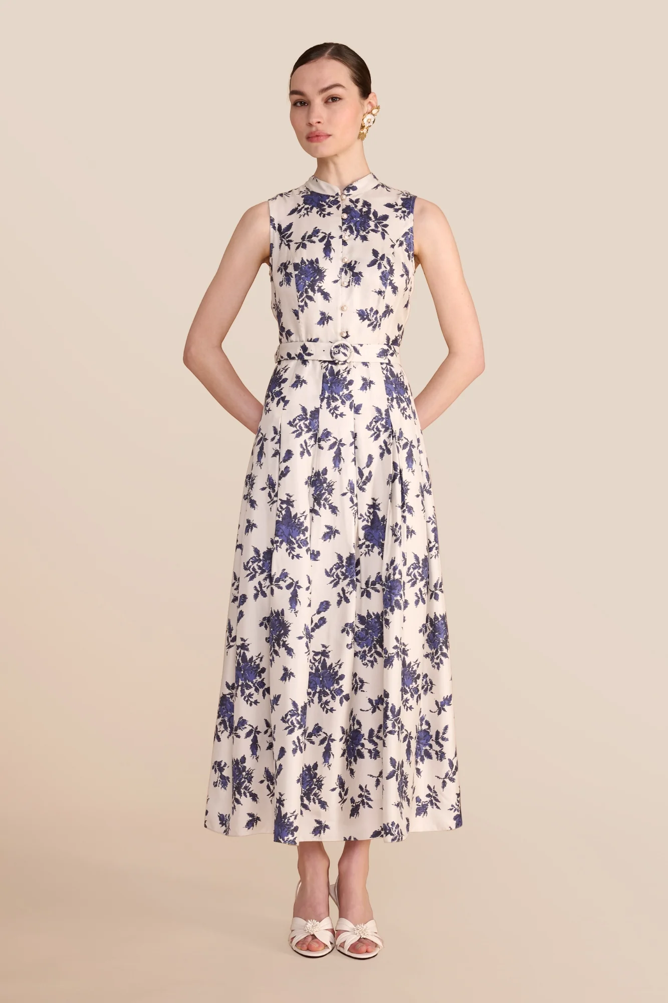 Annabel Hatched Rose Dress - Image 5
