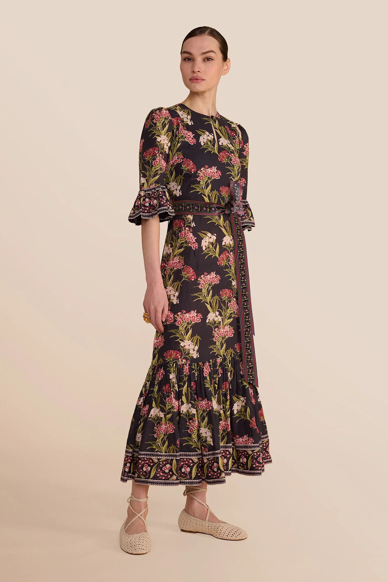 Aster Navy Geranium Dress - Image 4