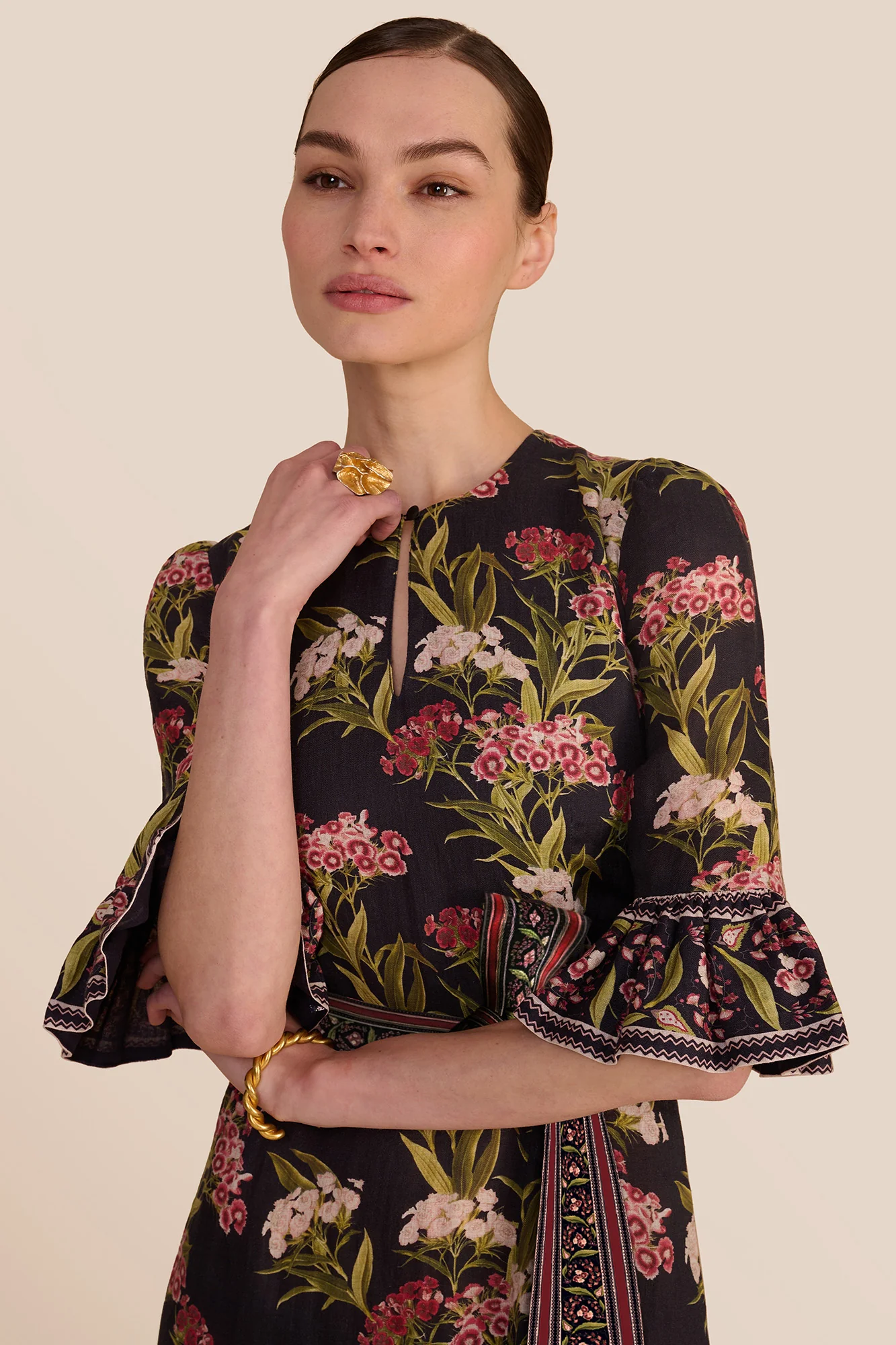 Aster Navy Geranium Dress - Image 7