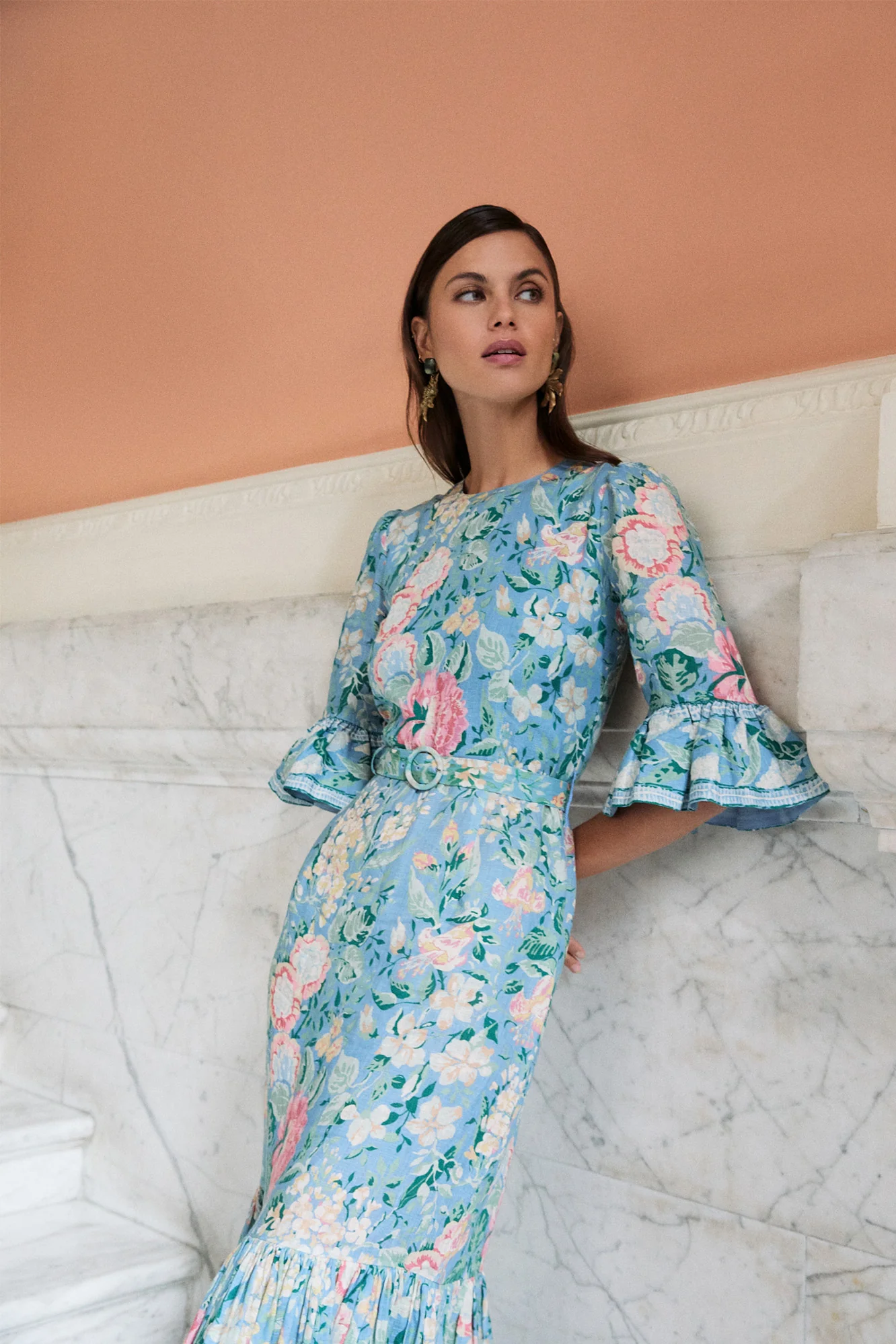 Aster Romantic Floral Dress - Image 3