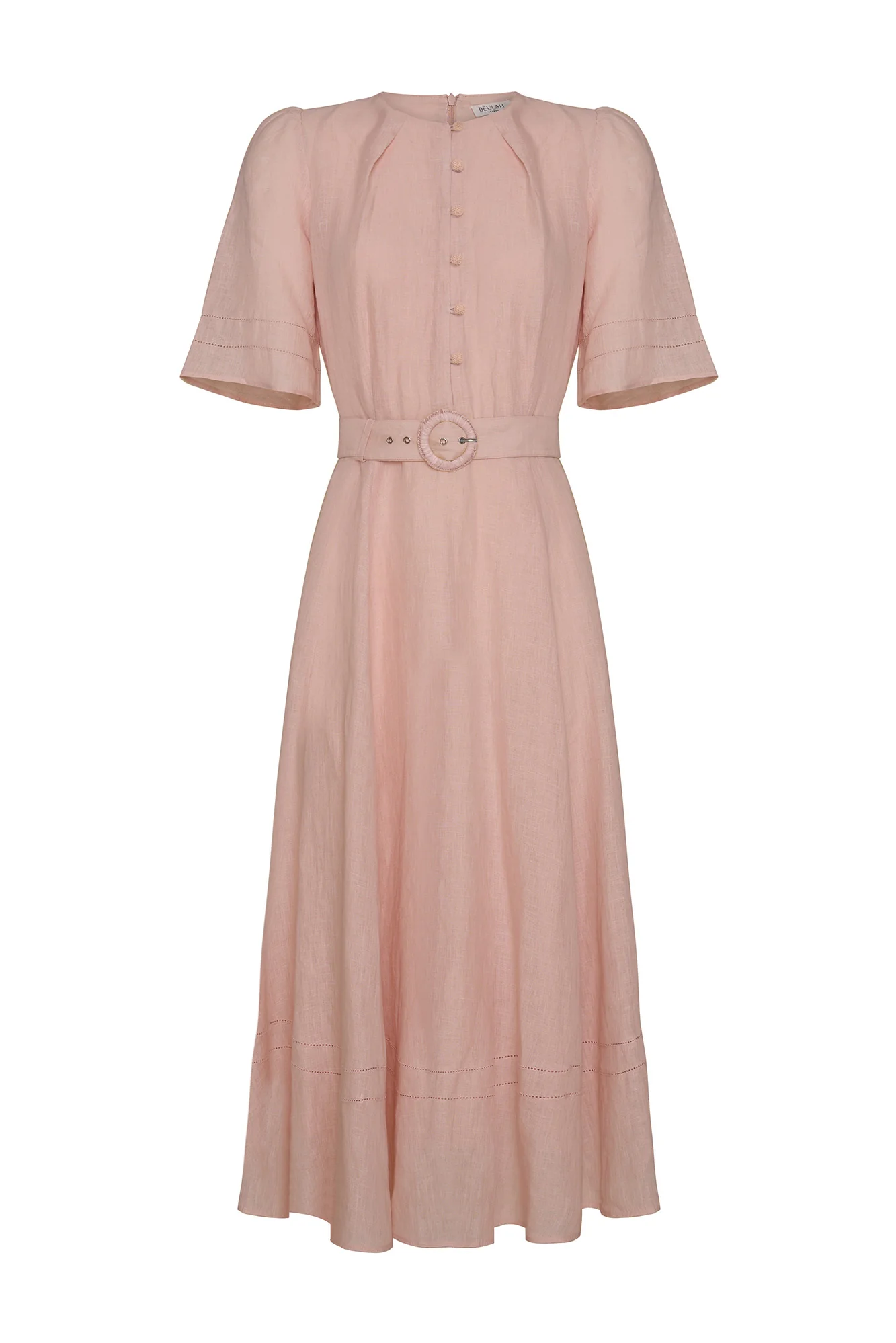 Aybra Linen Blush Dress - Image 8