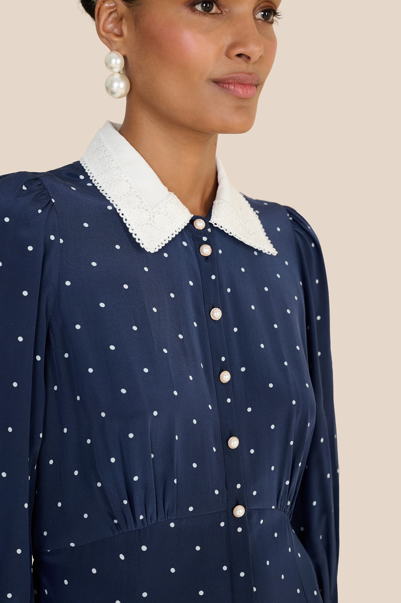 Calla Polka Dot Dress - Image 5