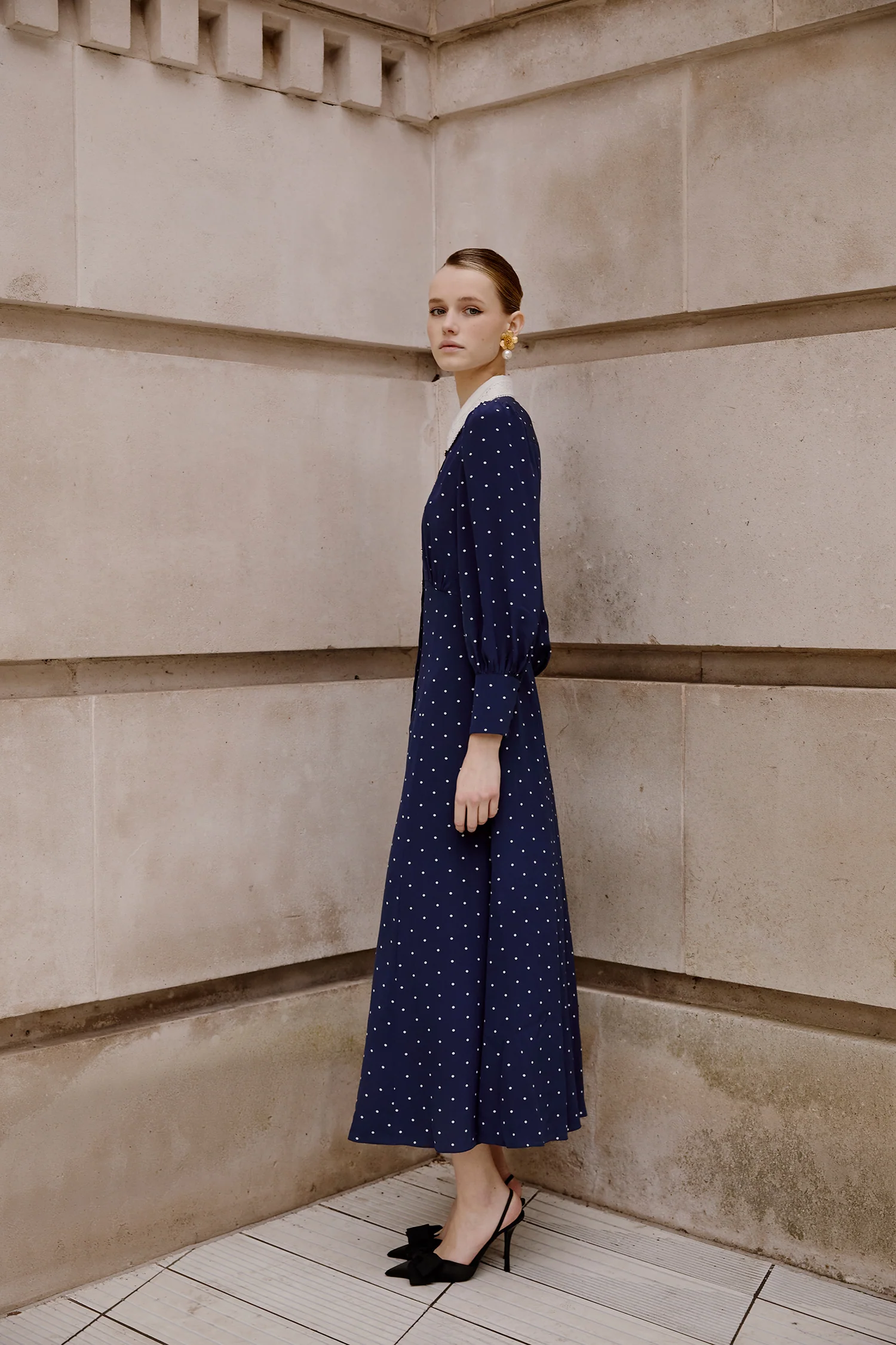 Calla Polka Dot Dress - Image 8