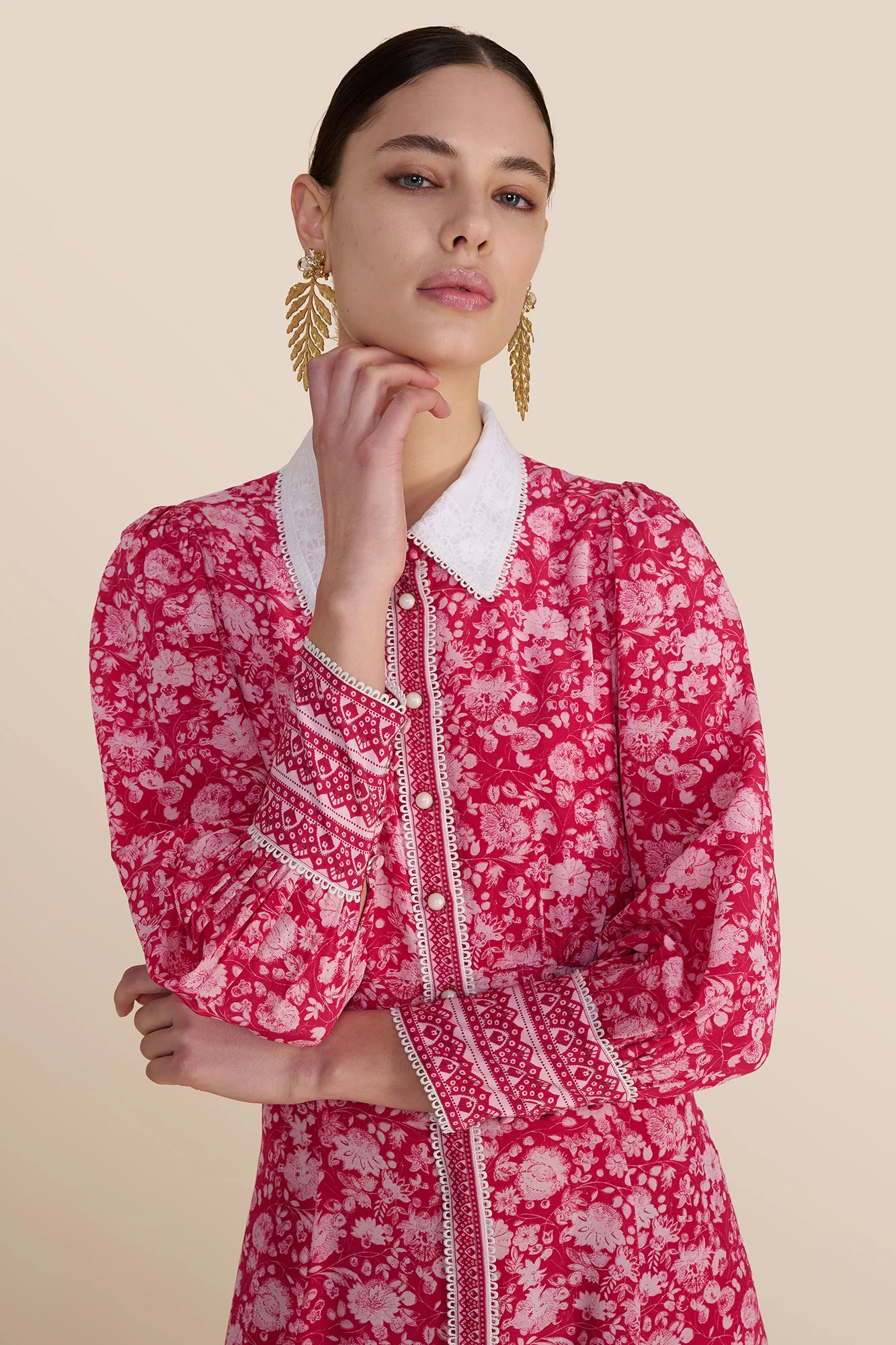 Calla Rose Red Dress - Image 3