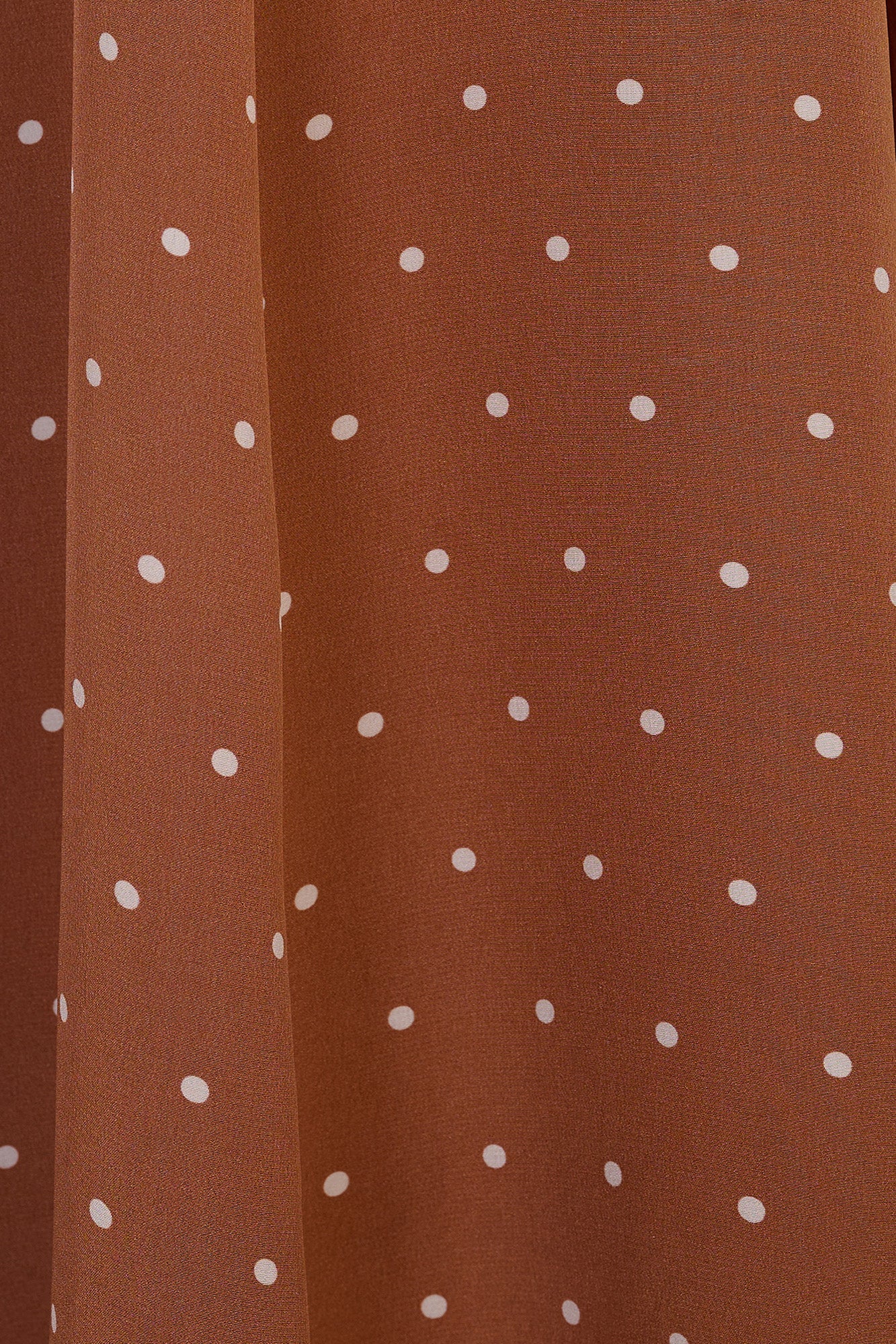 Calla Tan Polka Dot Dress - Image 12