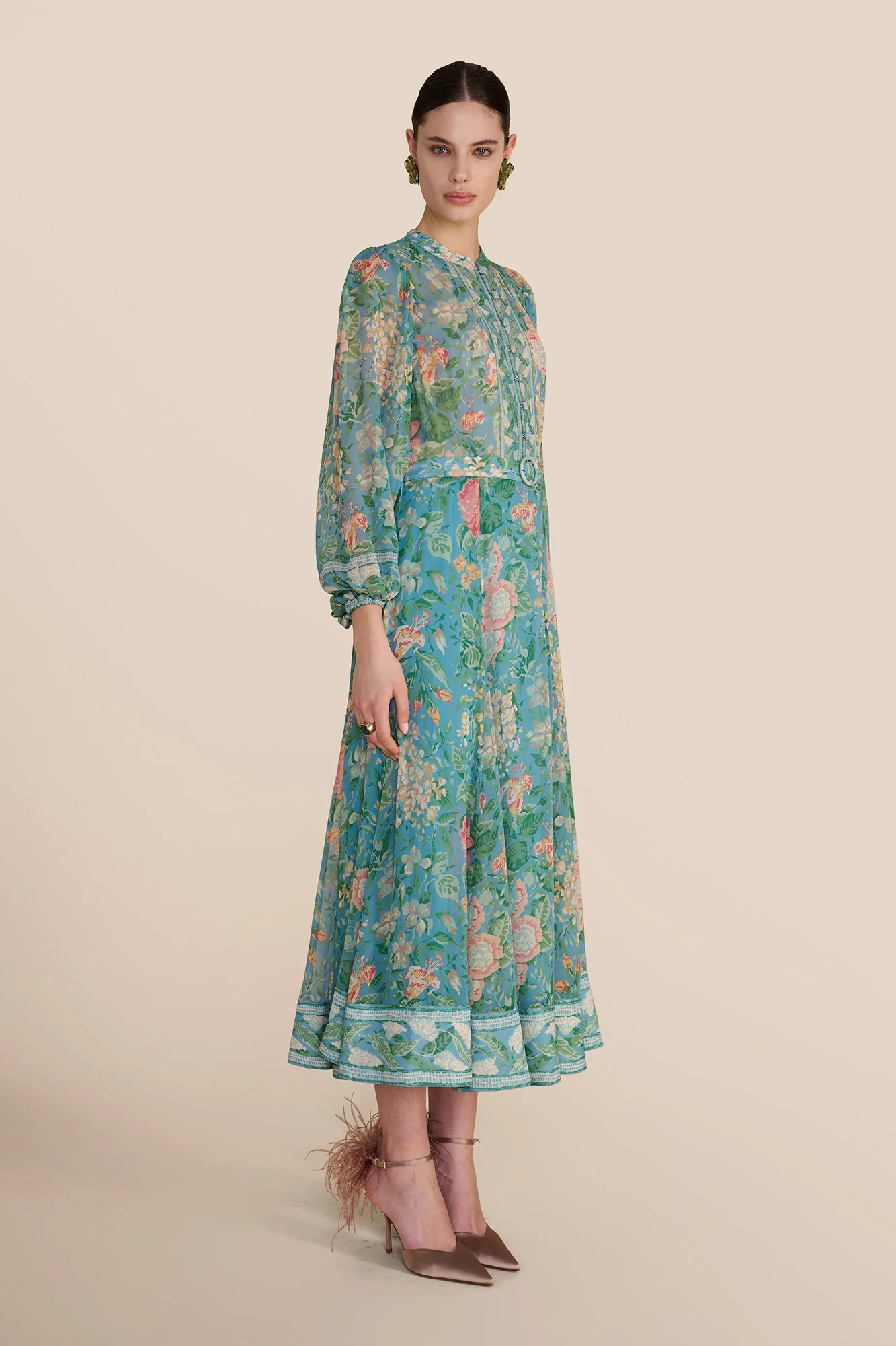 Dulcie Romantic Floral Dress - Image 8