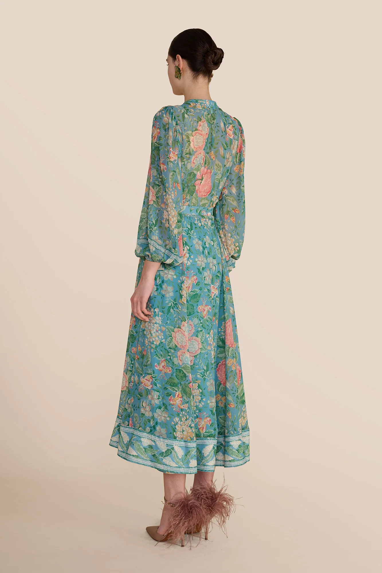 Dulcie Romantic Floral Dress - Image 9