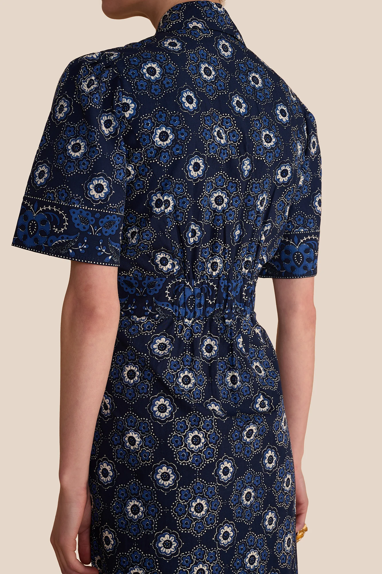 Felicity Navy Floral Dress - Image 7