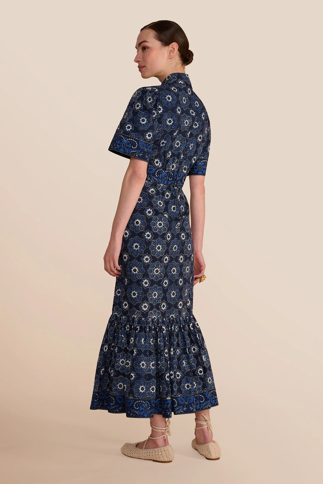 Felicity Navy Floral Dress - Image 8