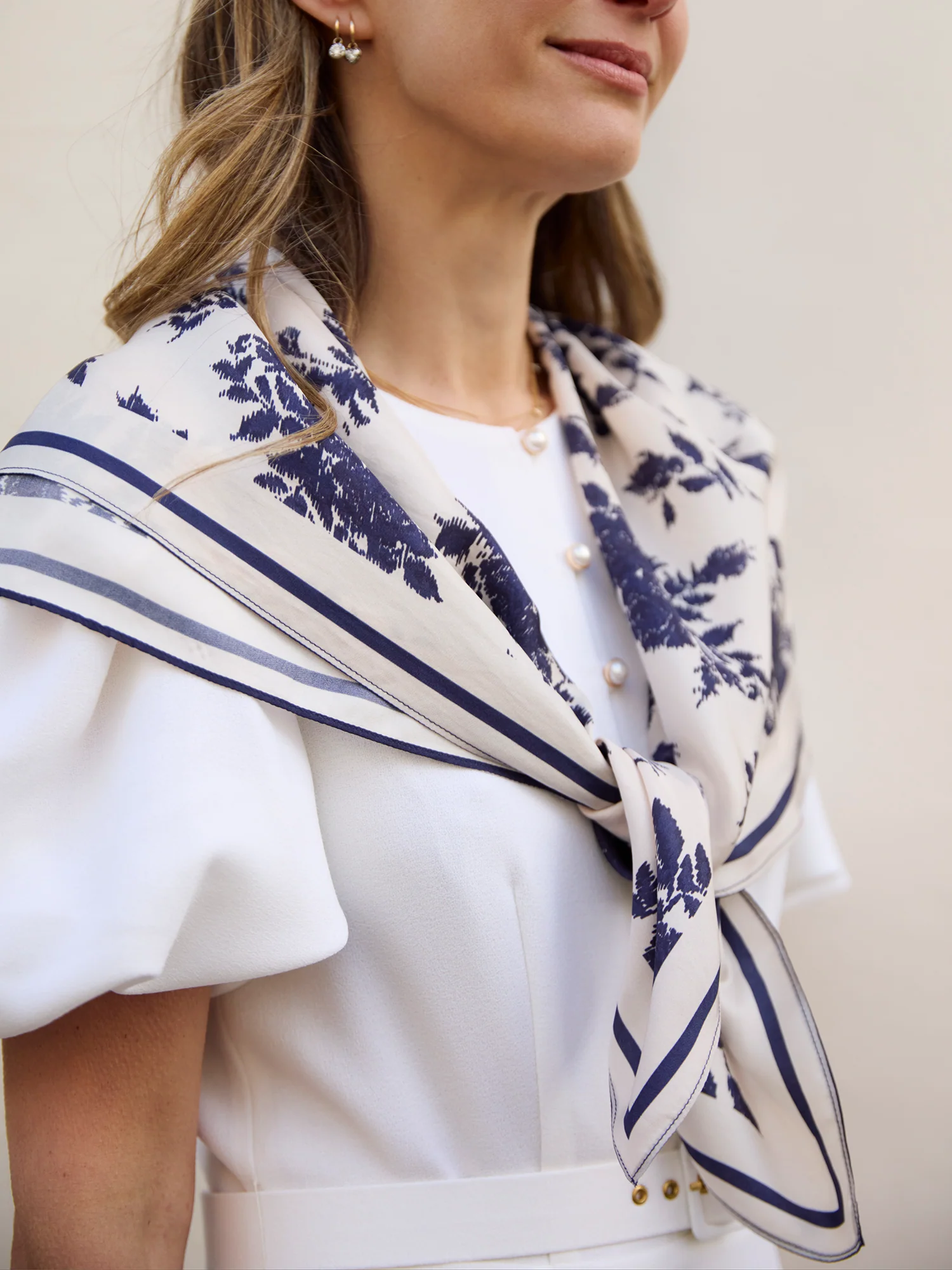 Hatched Rose Scarf - Image 3