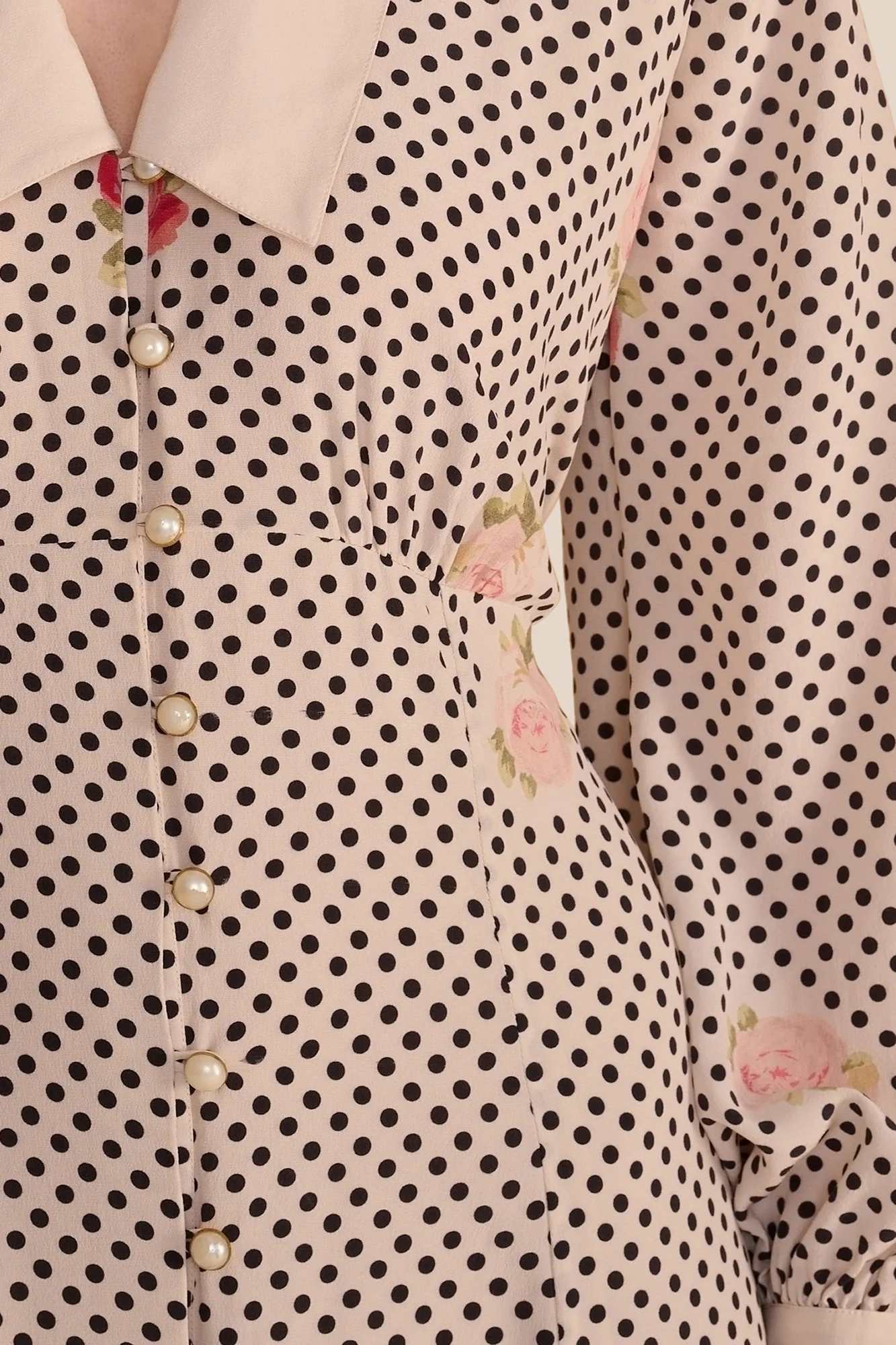 Leonie Polka Floral Dress - Image 4
