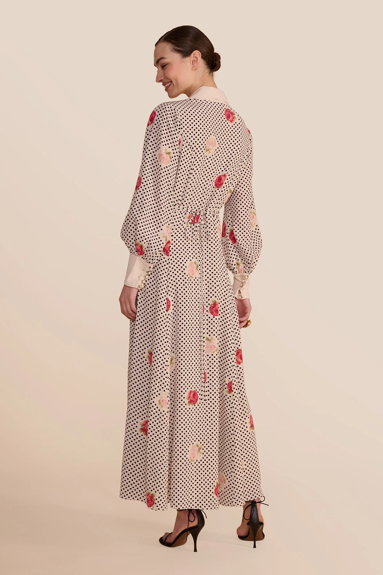 Leonie Polka Floral Dress - Image 6