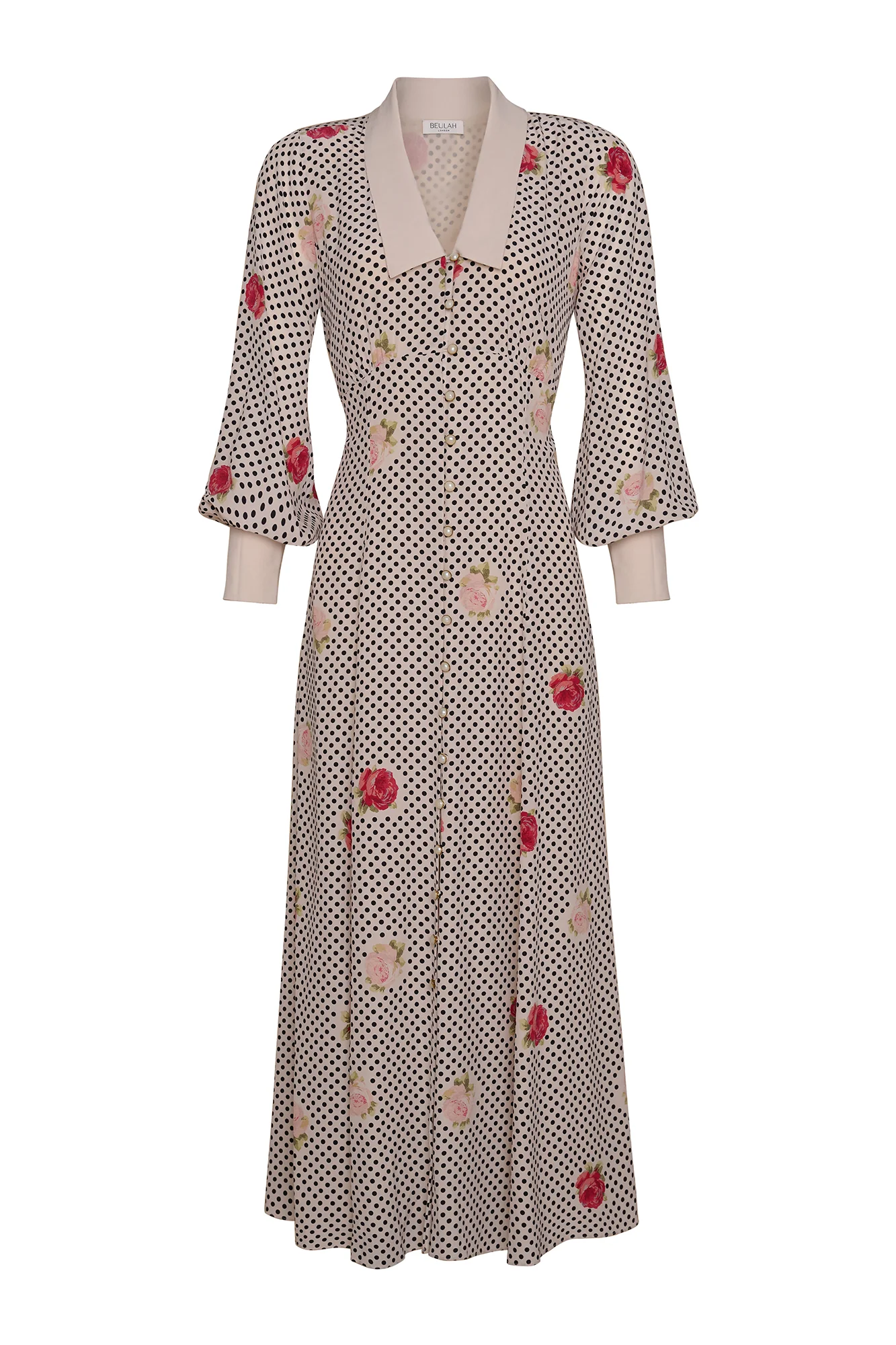 Leonie Polka Floral Dress - Image 7
