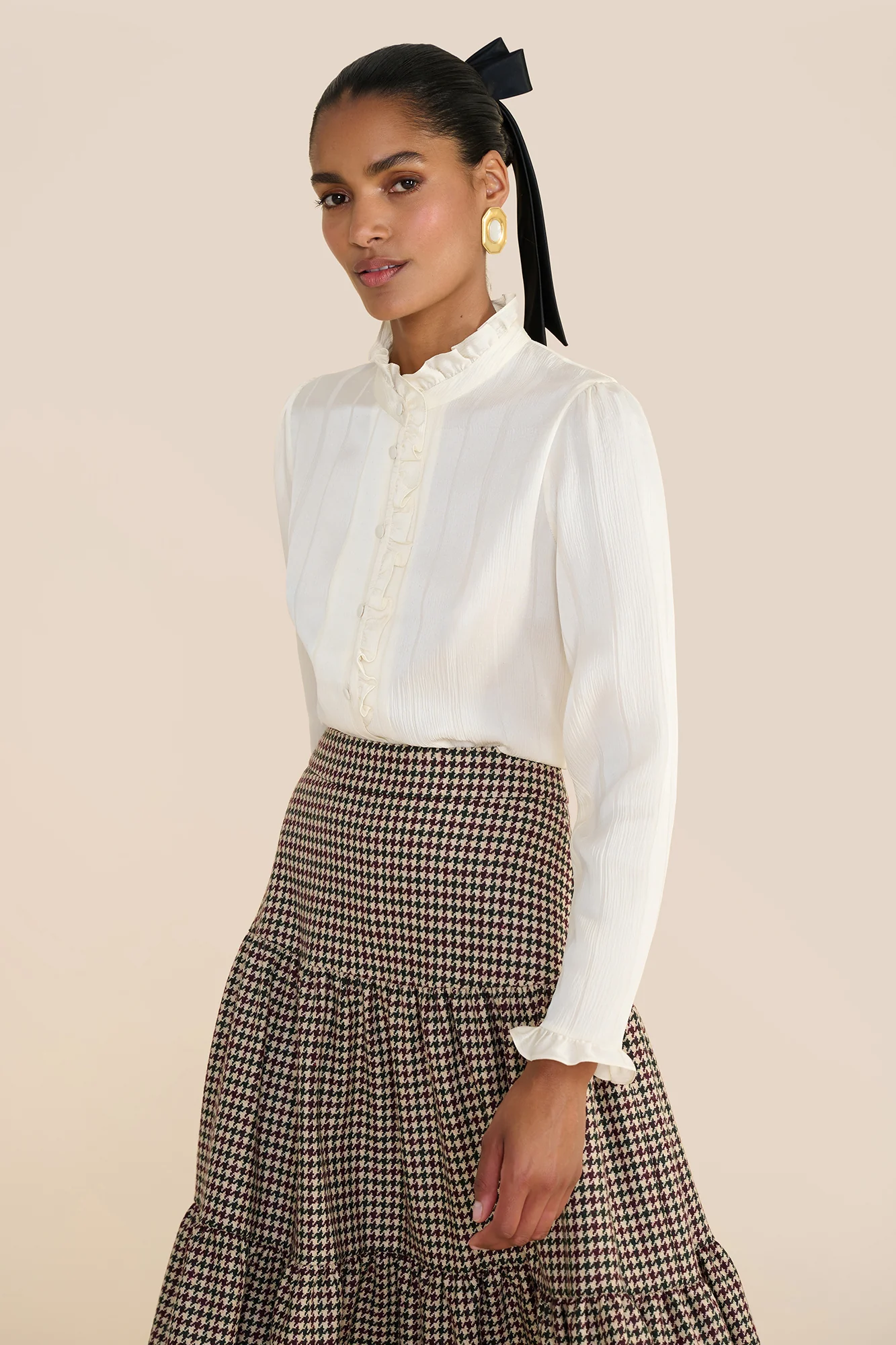 Marlie Ivory Blouse - Image 3