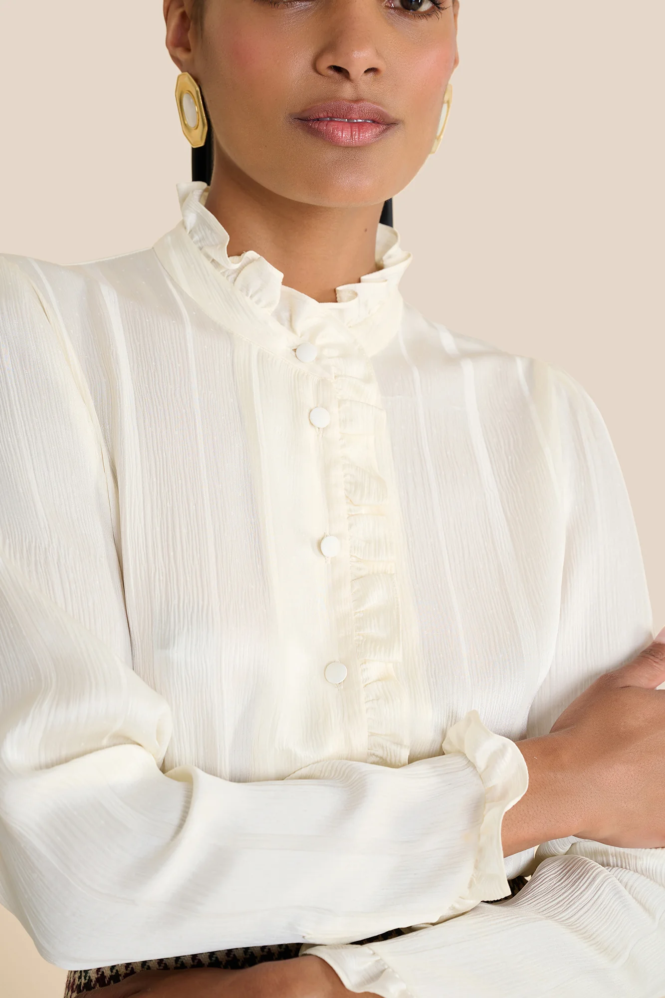 Marlie Ivory Blouse - Image 5