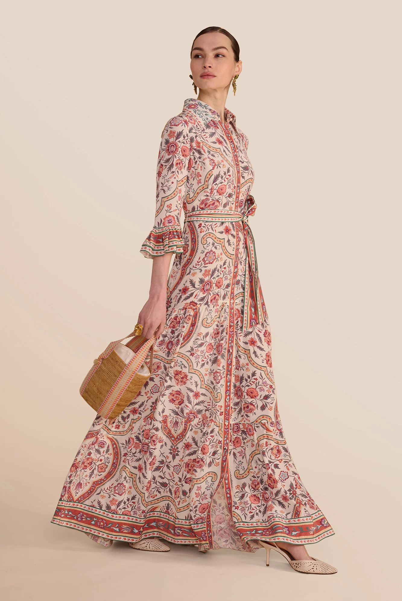 Nalini Ivory Jaipur Tile Dress - Image 2