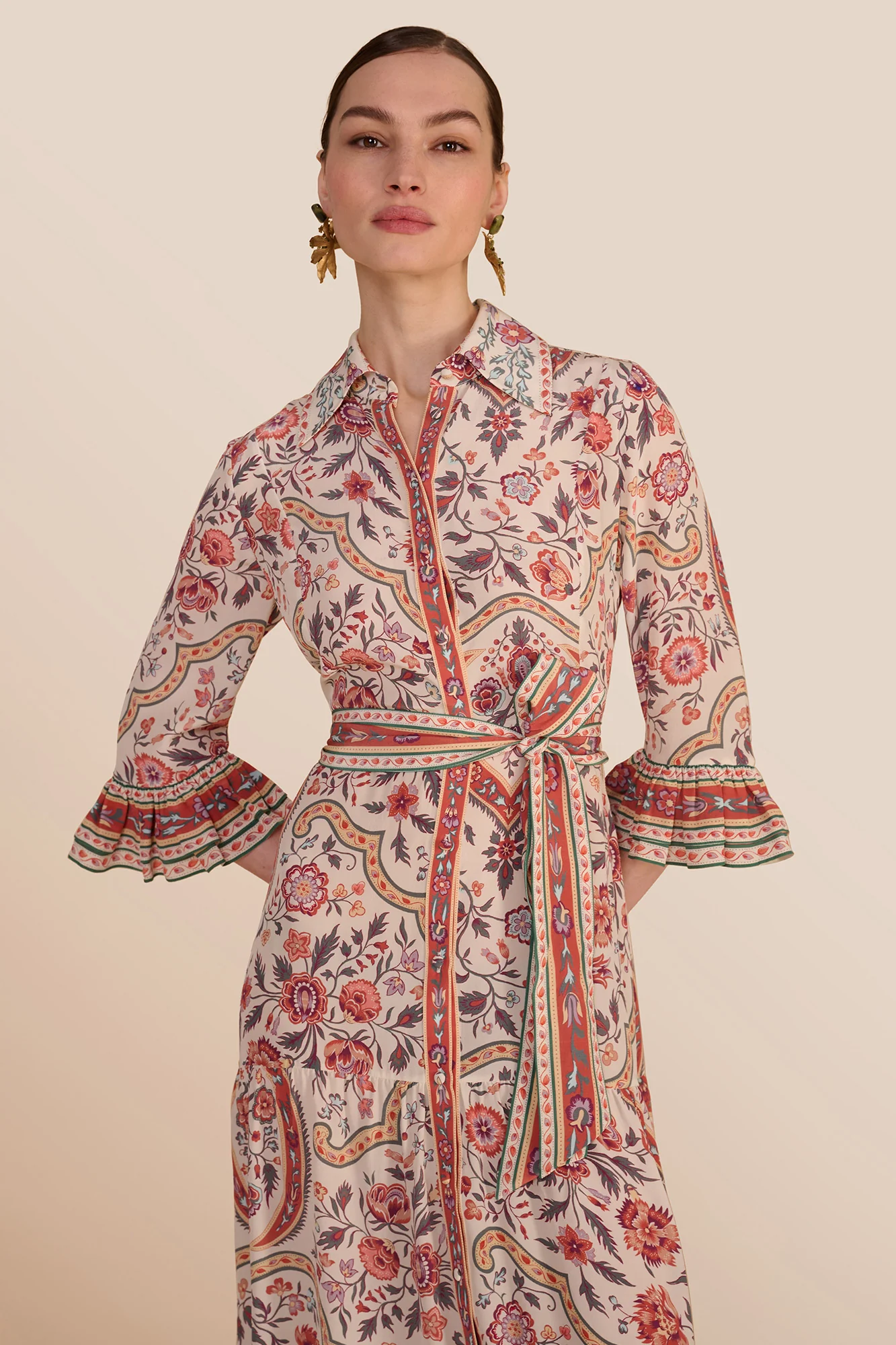 Nalini Ivory Jaipur Tile Dress - Image 3
