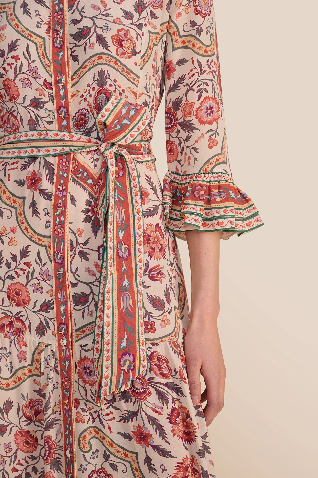 Nalini Ivory Jaipur Tile Dress - Image 5