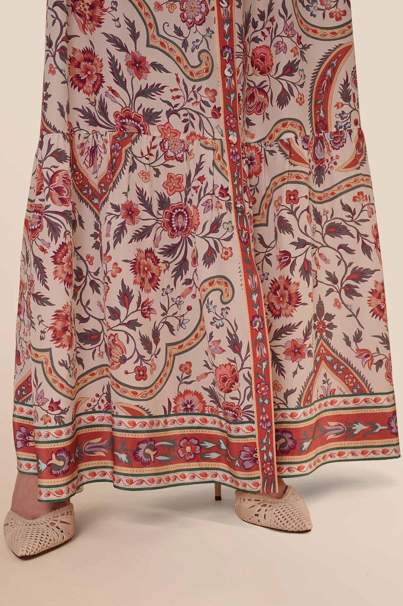Nalini Ivory Jaipur Tile Dress - Image 7