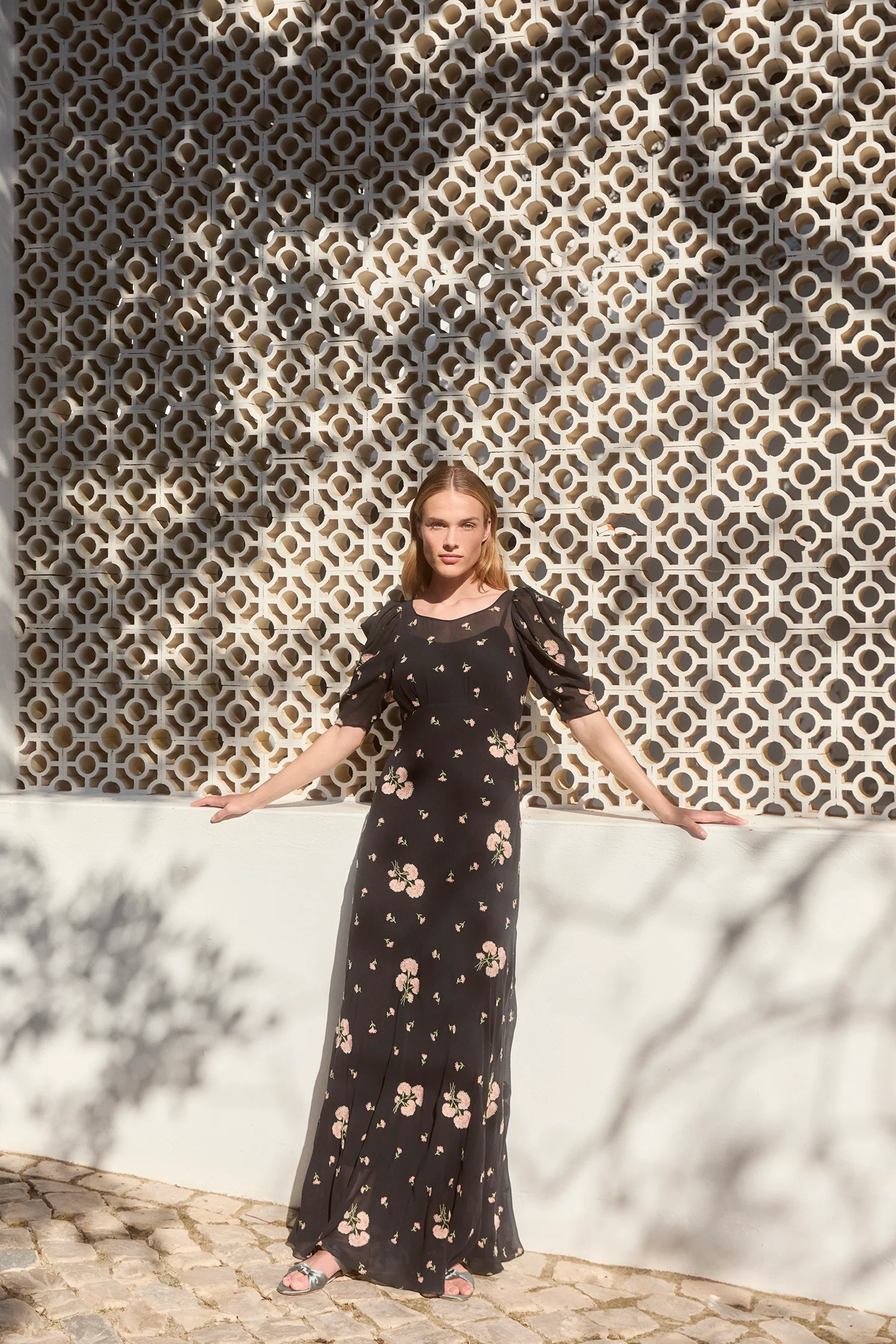 Paloma Dandelion Embroidery Dress - Image 3