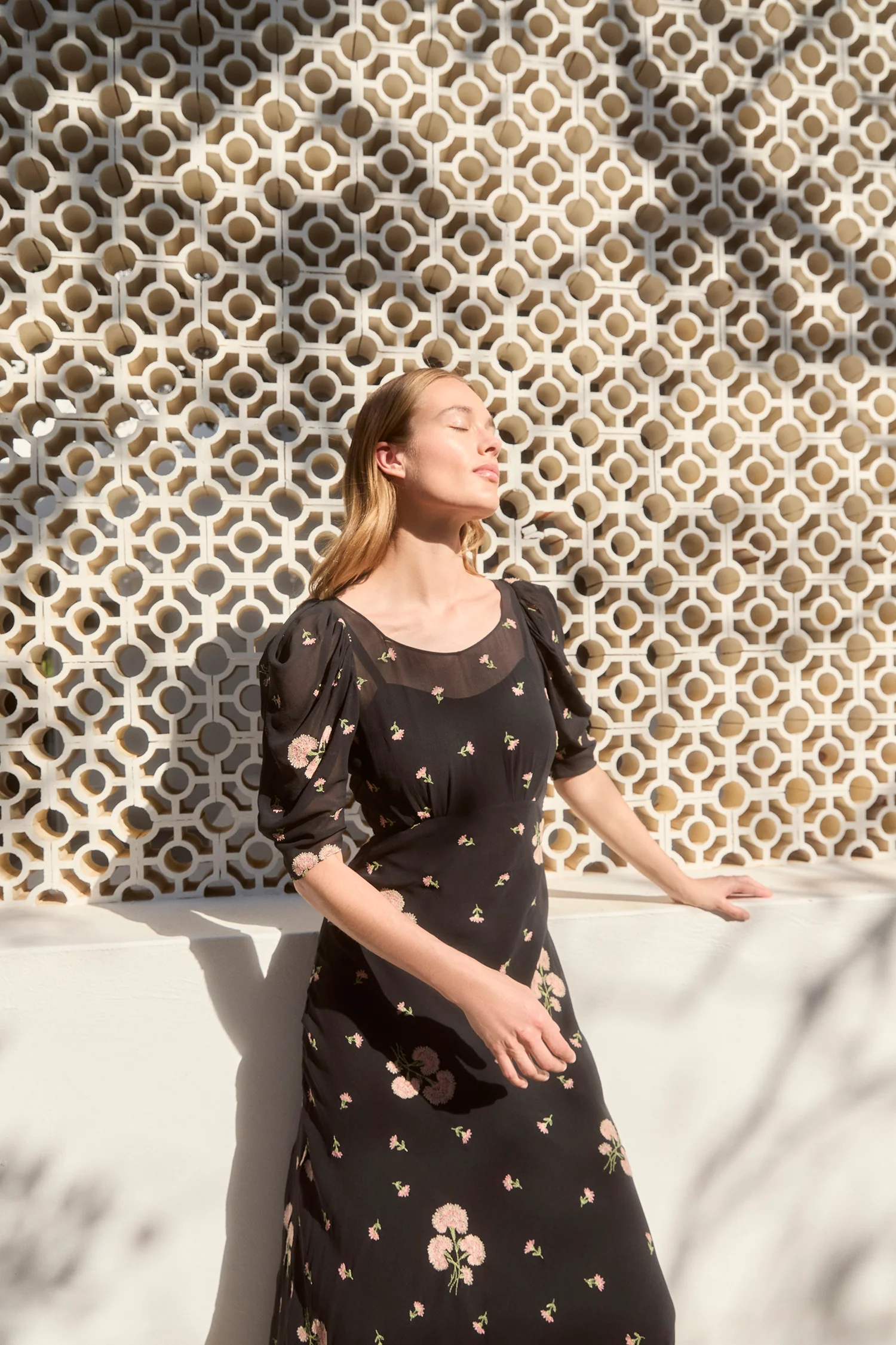 Paloma Dandelion Embroidery Dress - Image 4