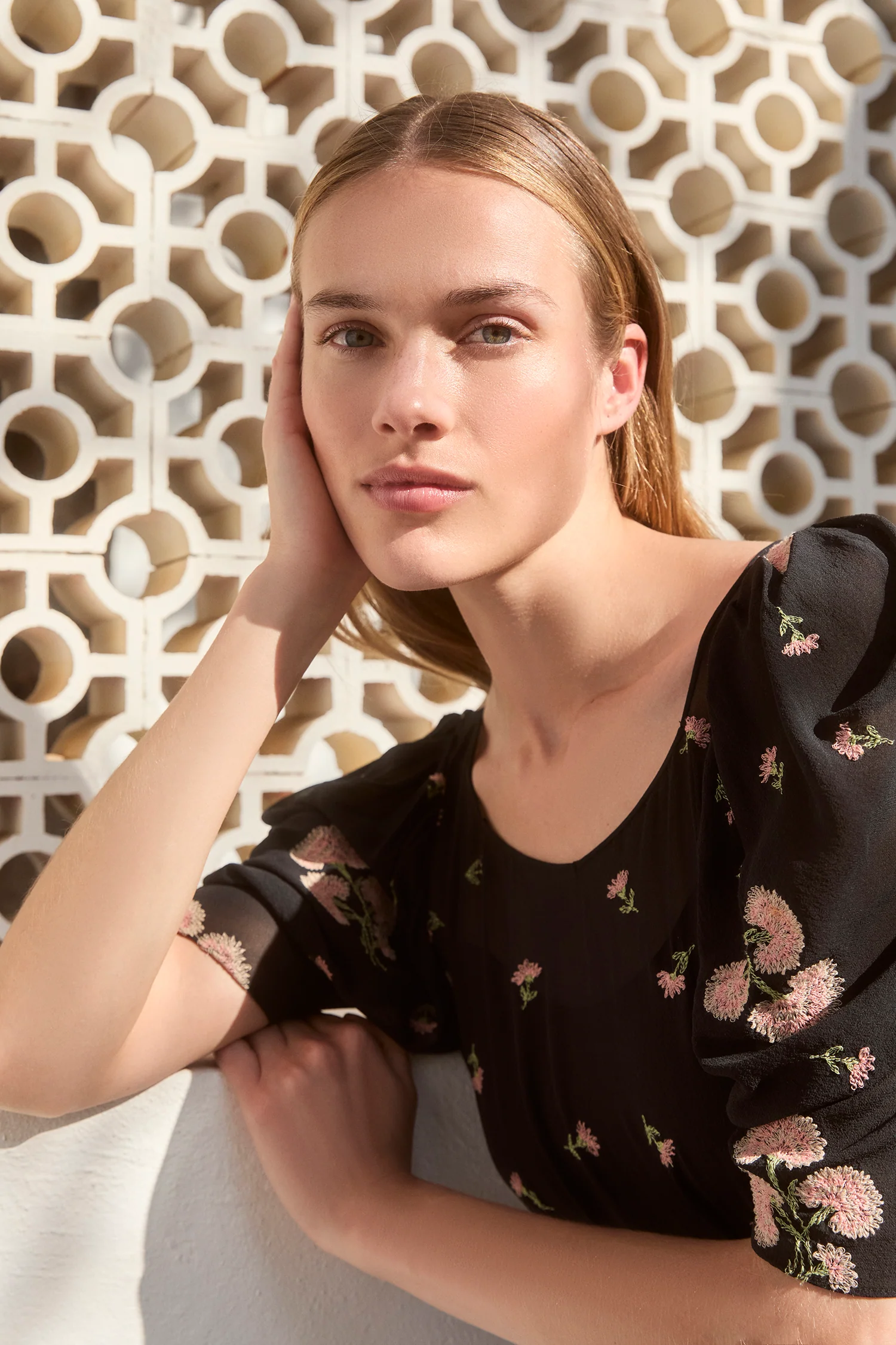 Paloma Dandelion Embroidery Dress - Image 8