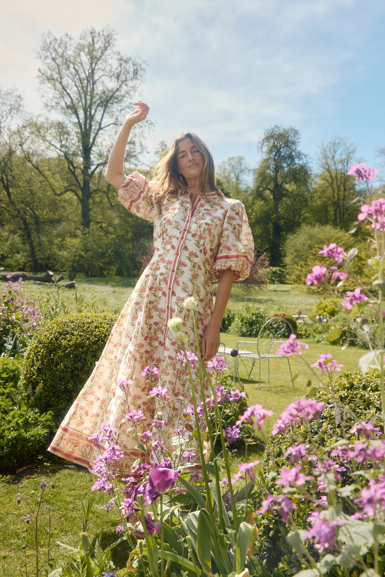 Raika White Geranium Dress - Image 2
