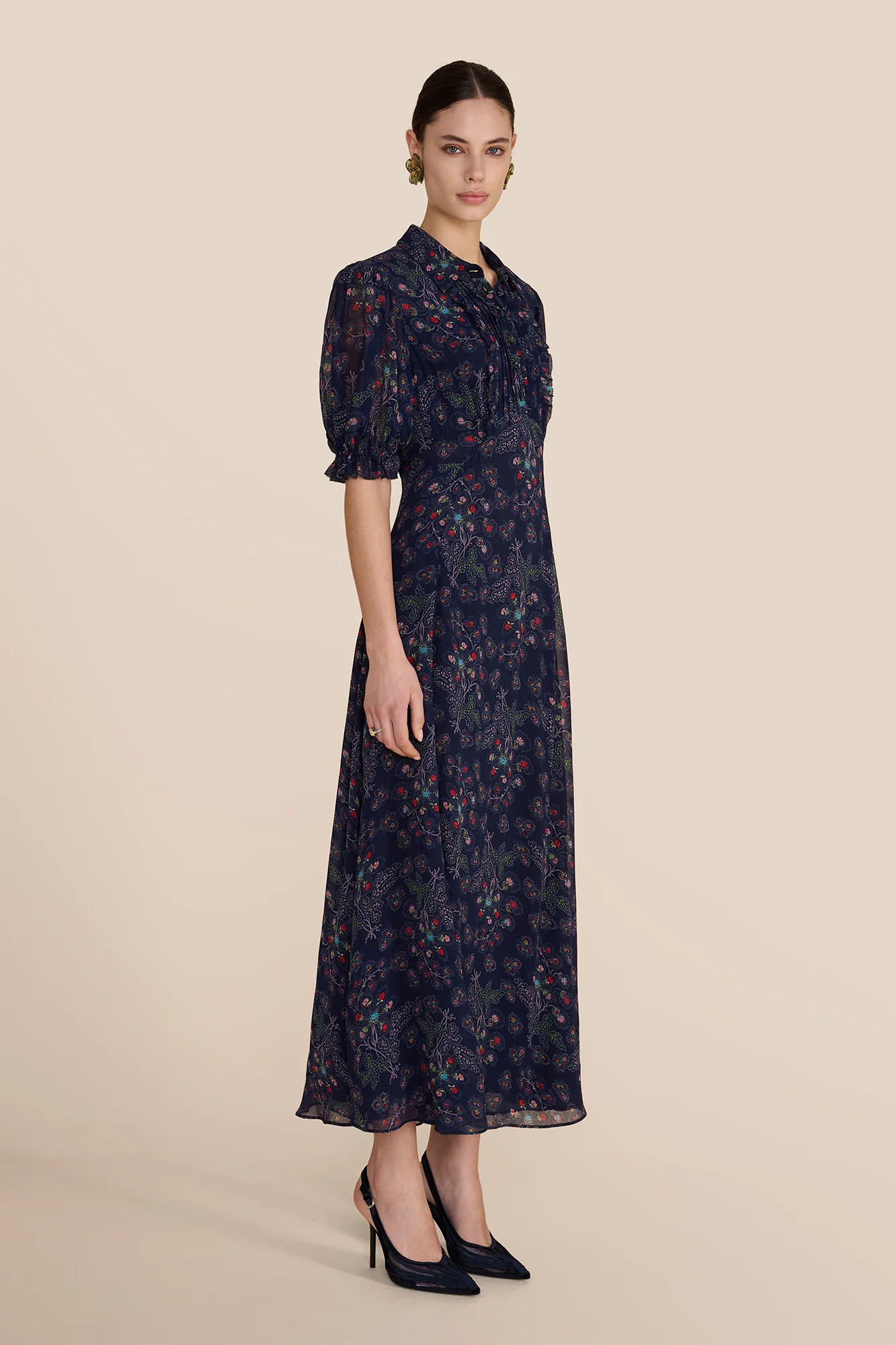 Ramona Navy Heart Dress - Image 3