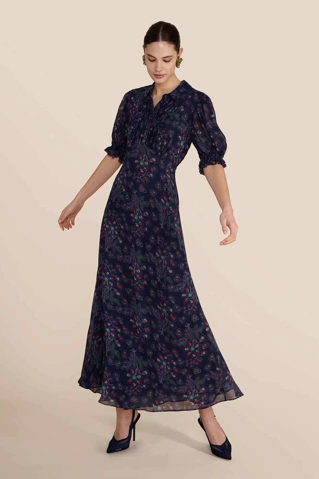 Ramona Navy Heart Dress - Image 4