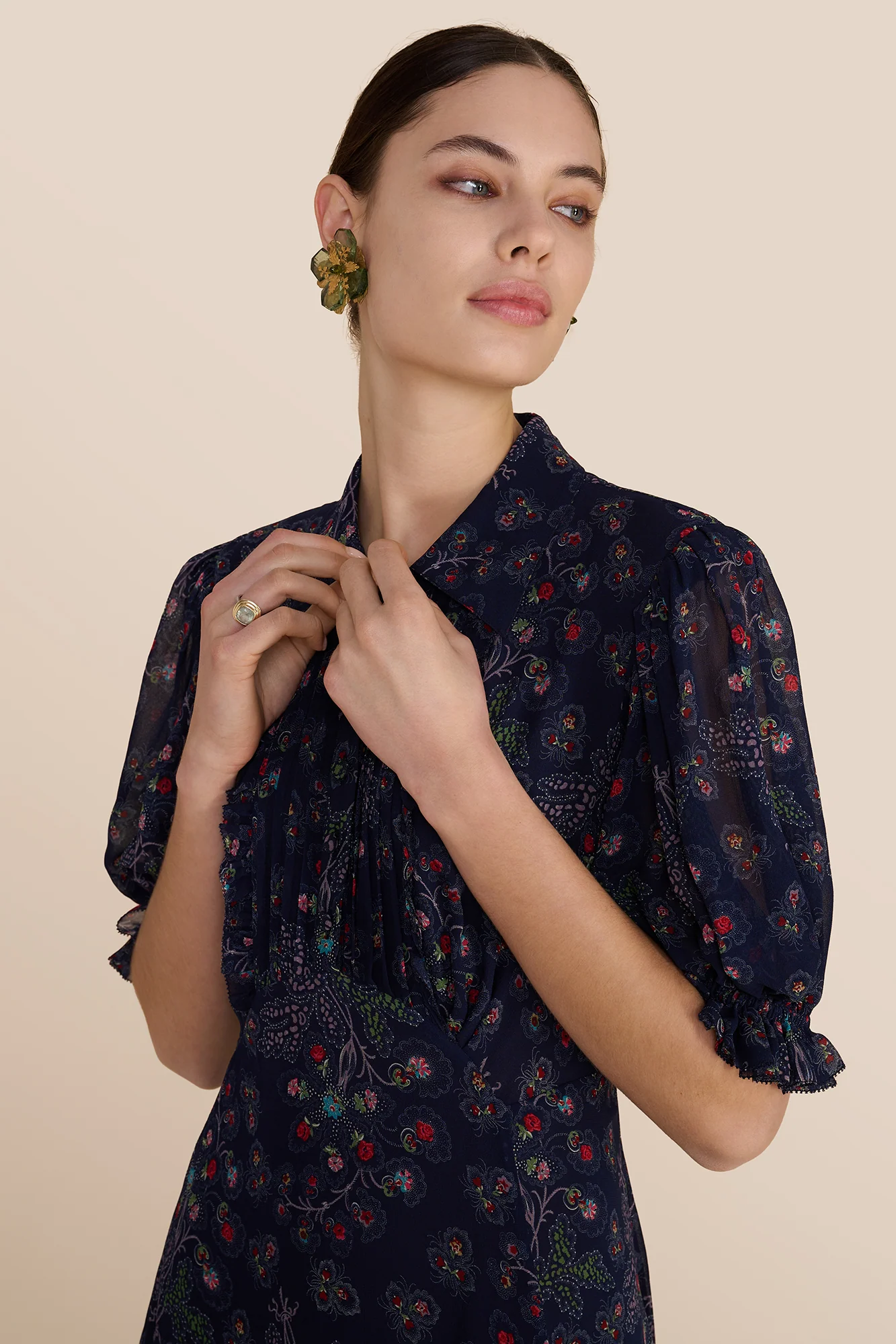 Ramona Navy Heart Dress - Image 6