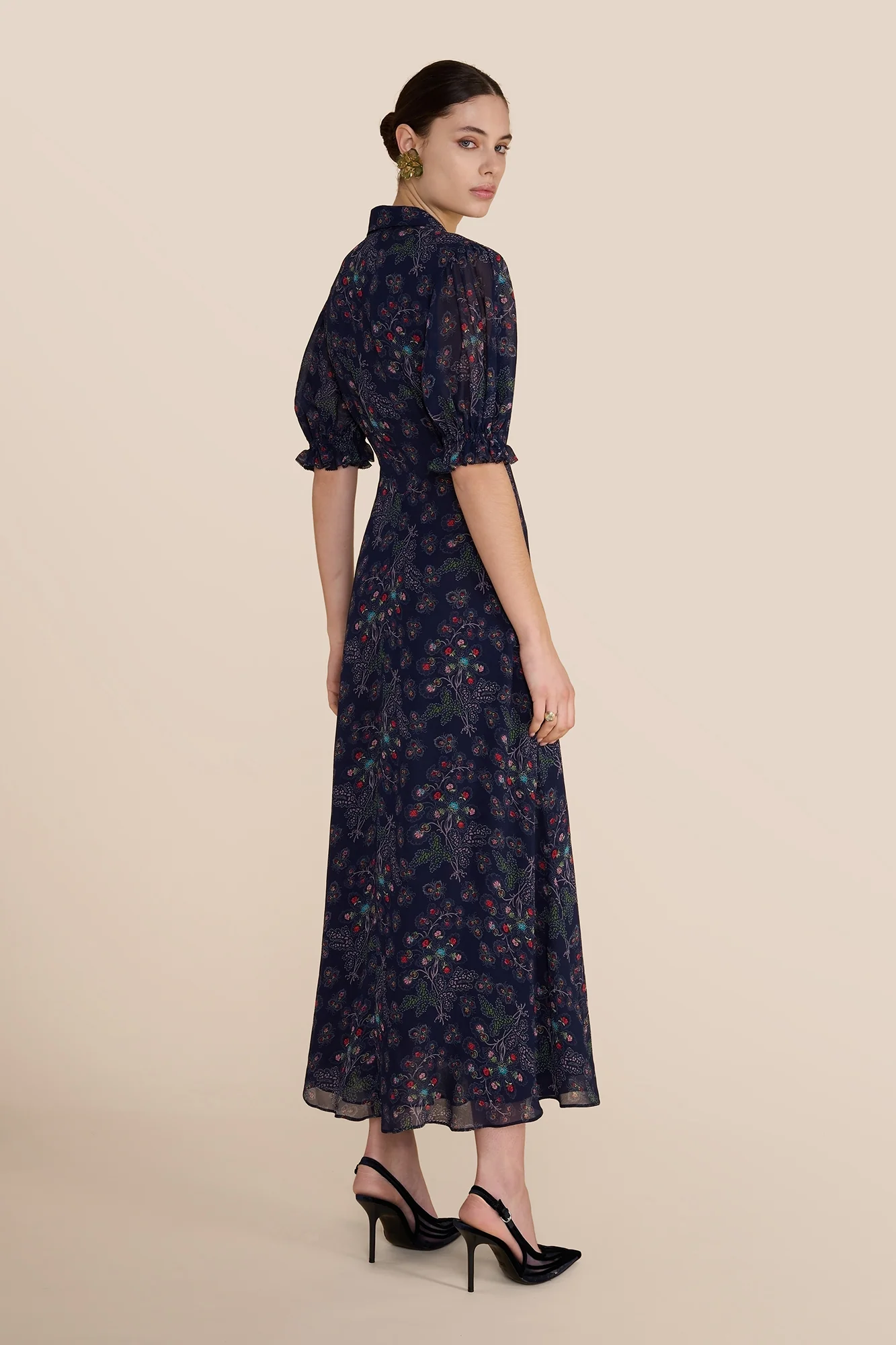 Ramona Navy Heart Dress - Image 8