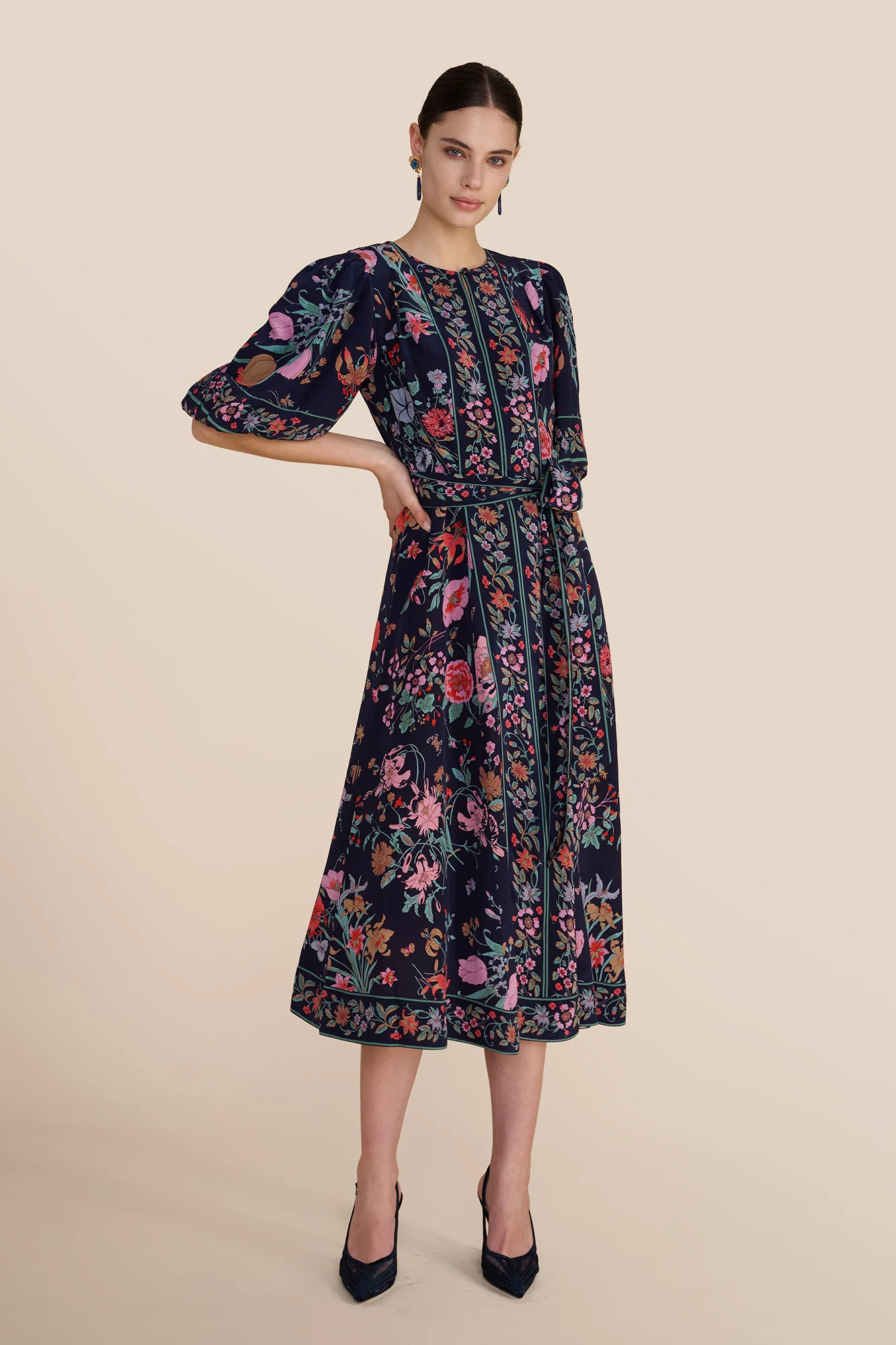 Sienna Floral Bouquet Dress - Image 3