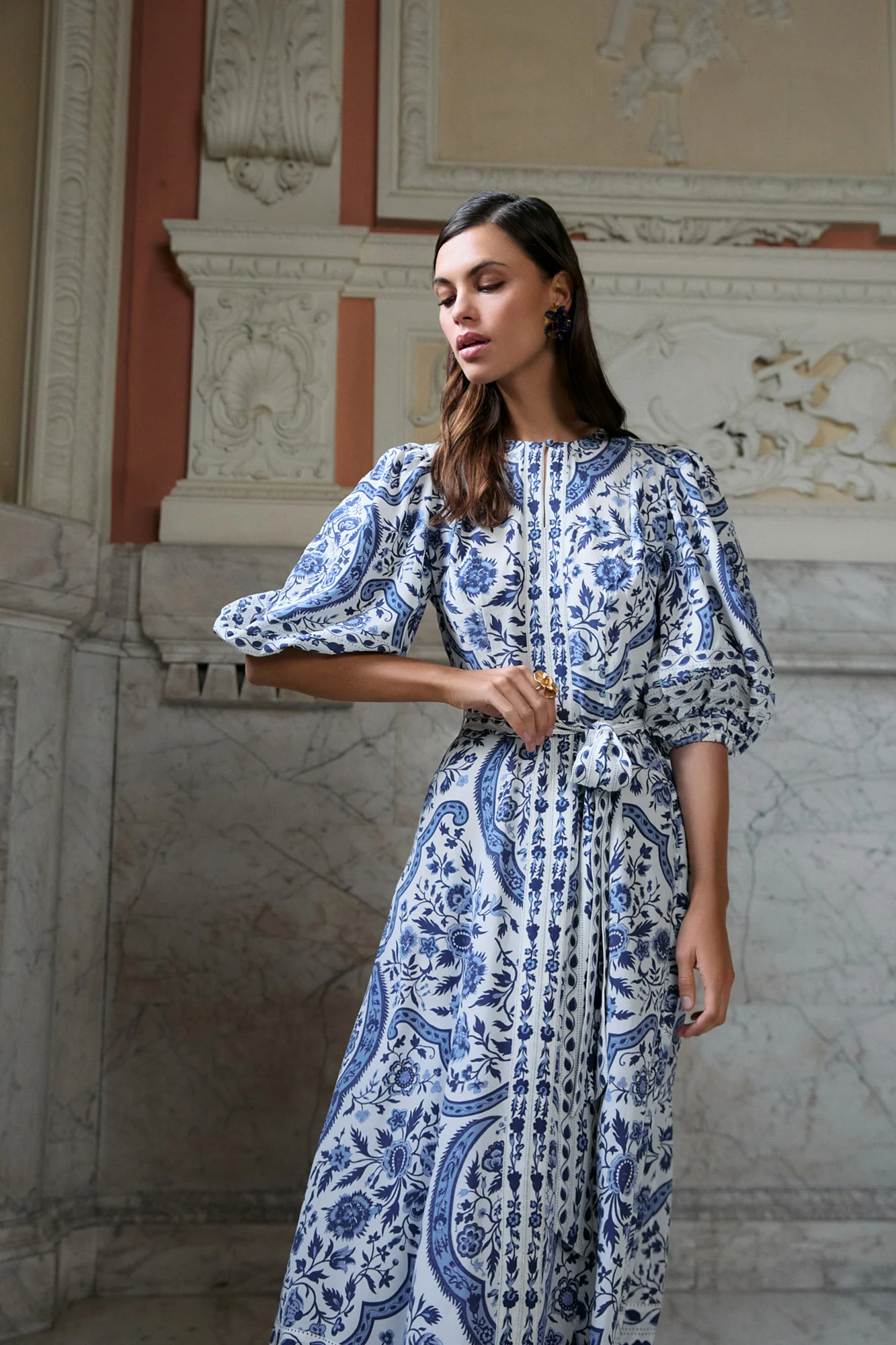 Sienna Jaipur Tile Dress - Image 11