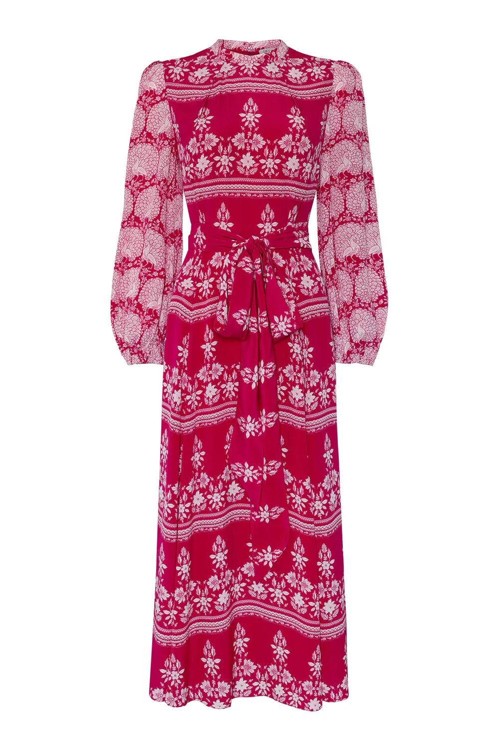 Sonia Blouson Rose Red Dress - Image 10