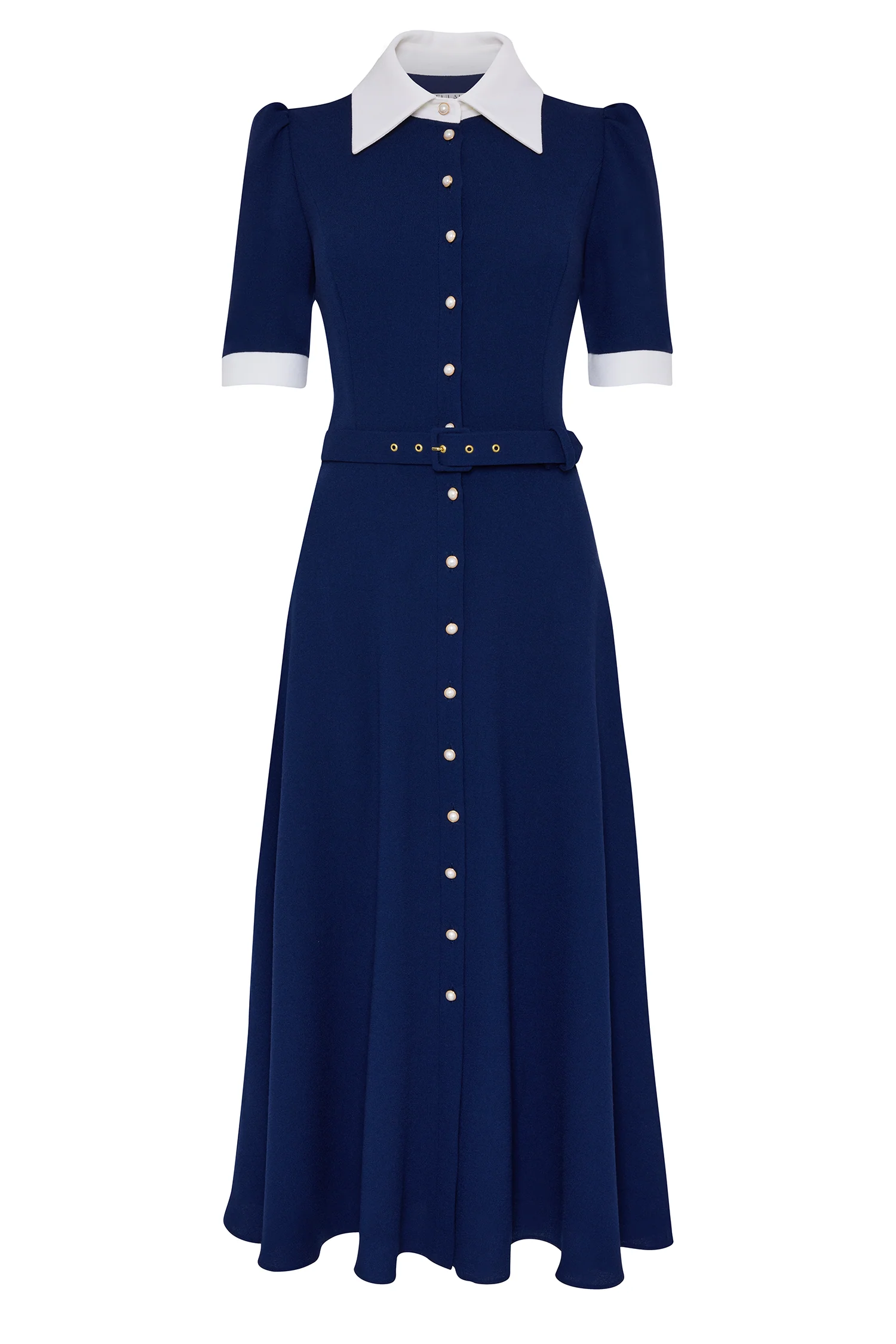 Violet Navy & Ivory Dress - Image 8