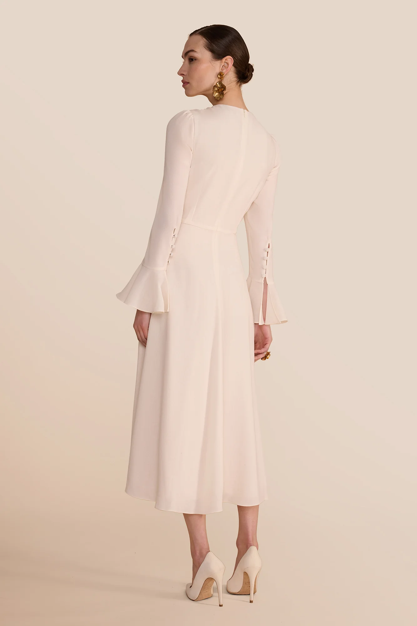Yahvi Cream Dress - Image 5