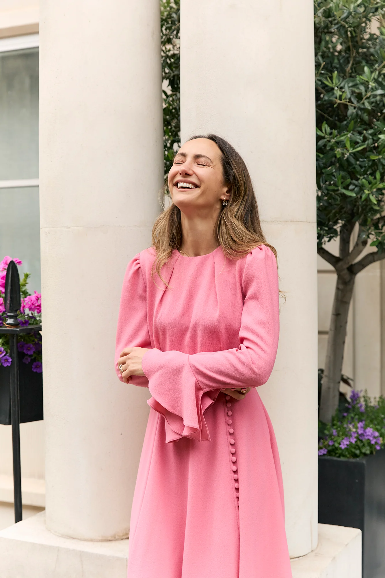 Yahvi Dusty Pink Dress - Image 8