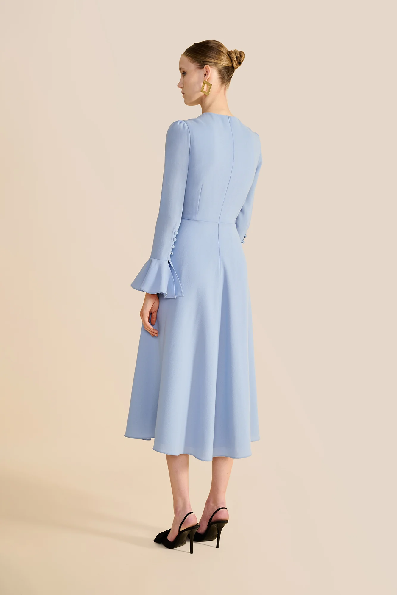 Yahvi Pale Blue Dress - Image 6